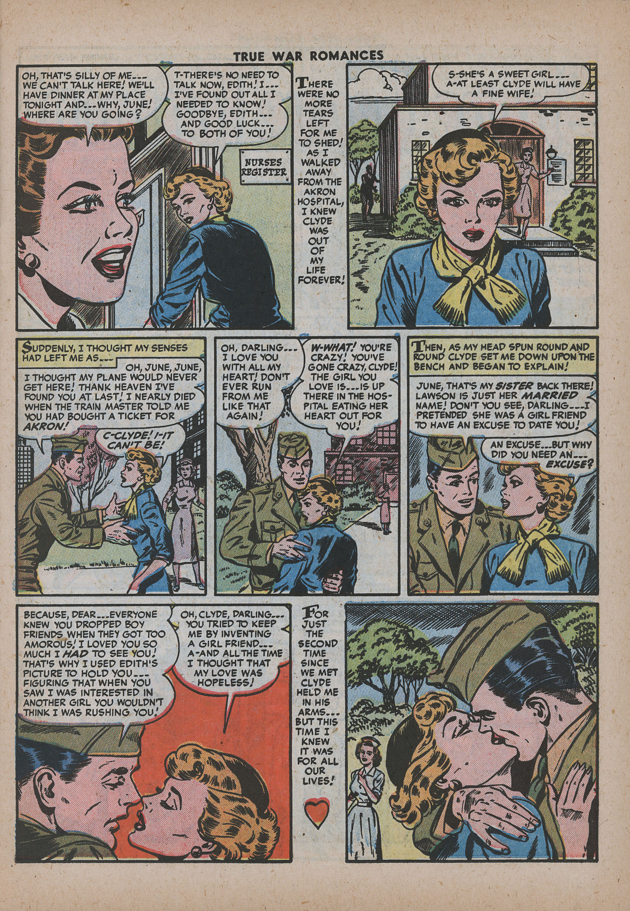 Read online True War Romances comic -  Issue #16 - 11