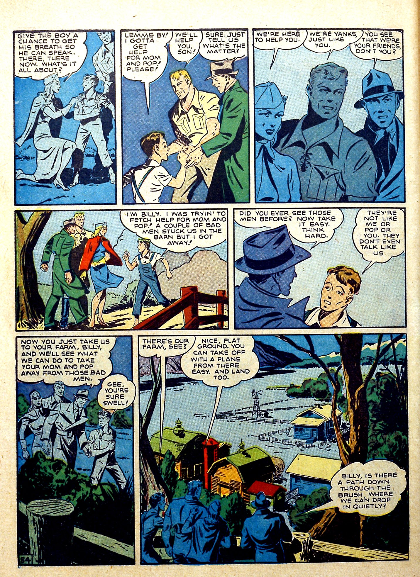 Read online Our Flag Comics comic -  Issue #4 - 56