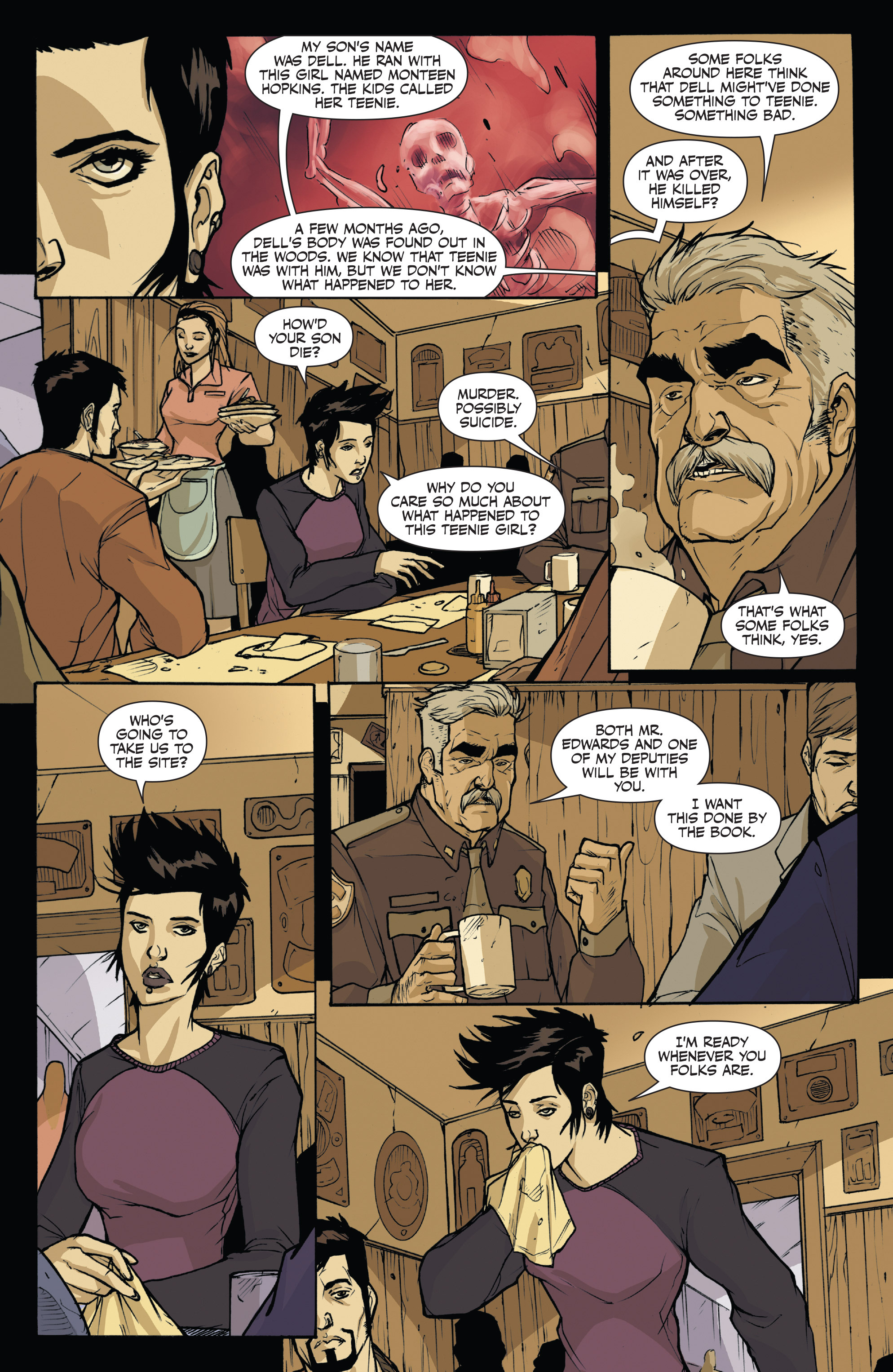 Read online Charlaine Harris' Grave Sight comic -  Issue #1 - 13