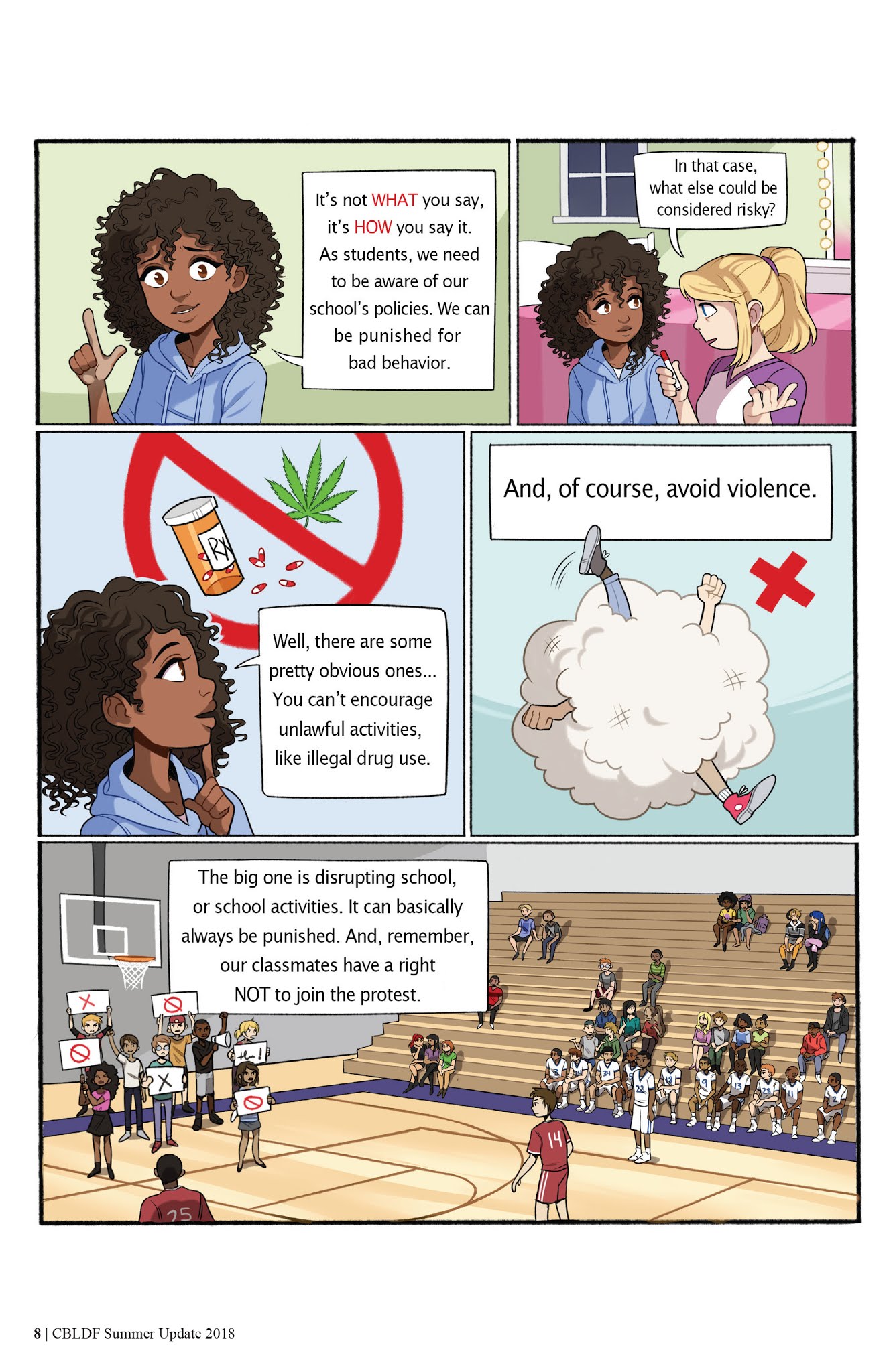 Read online Comic Book Legal Defense Fund Summer Update 2018 comic -  Issue # Full - 8