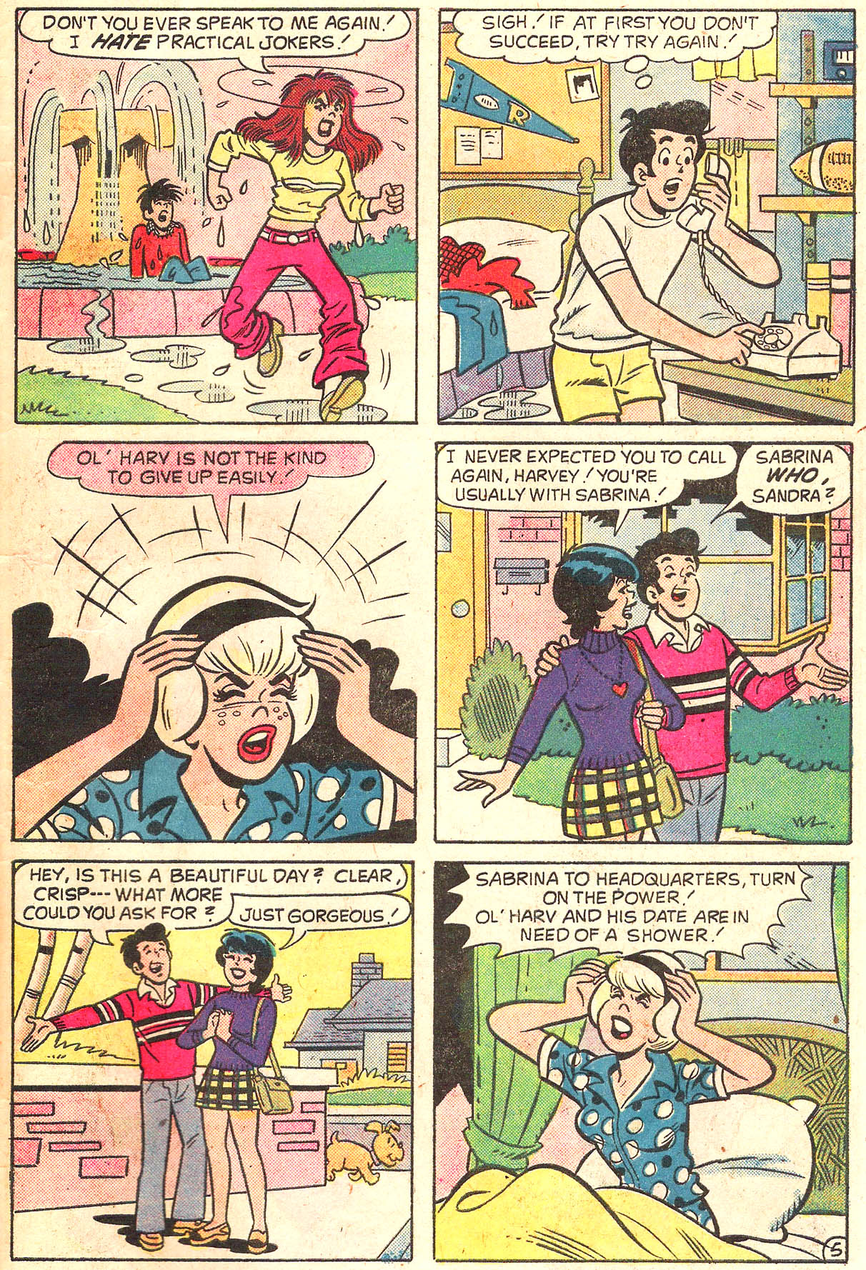 Read online Sabrina The Teenage Witch (1971) comic -  Issue #26 - 30