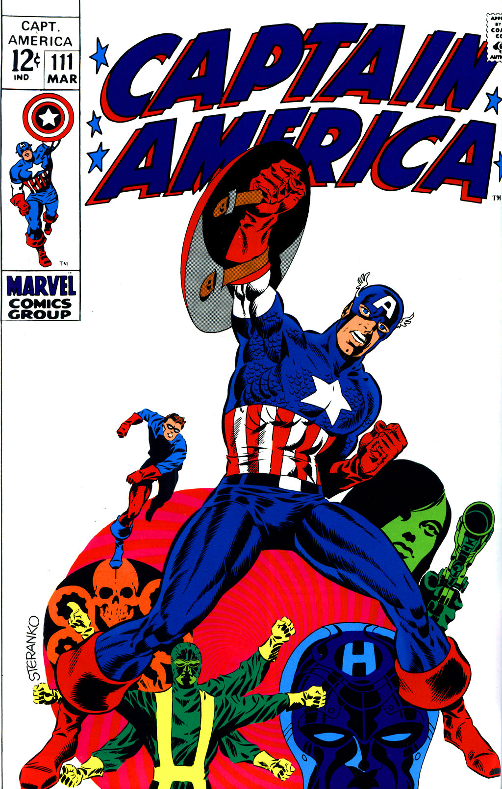 Read online Captain America: Red, White & Blue comic -  Issue # TPB - 112