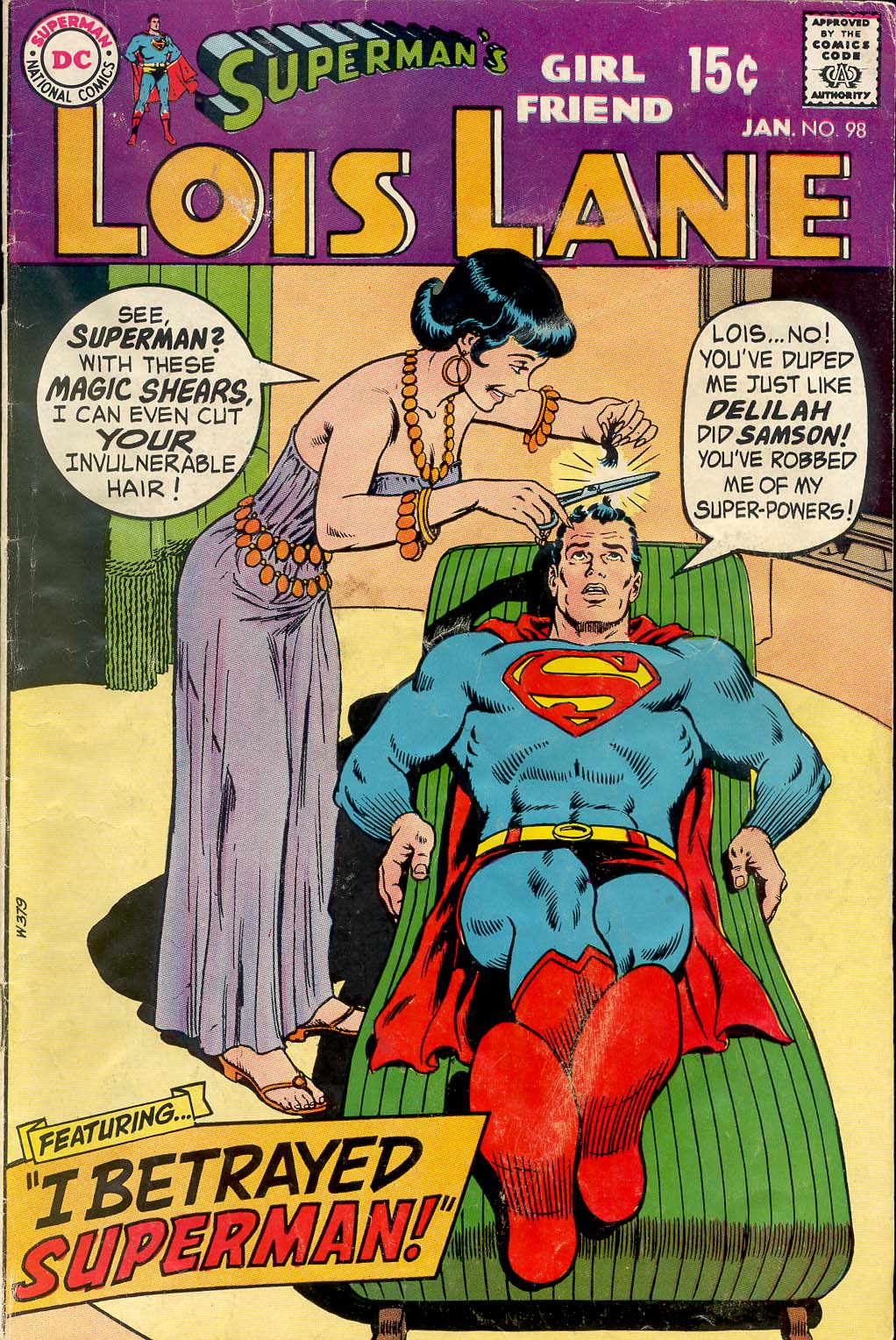 Read online Superman's Girl Friend, Lois Lane comic -  Issue #98 - 1