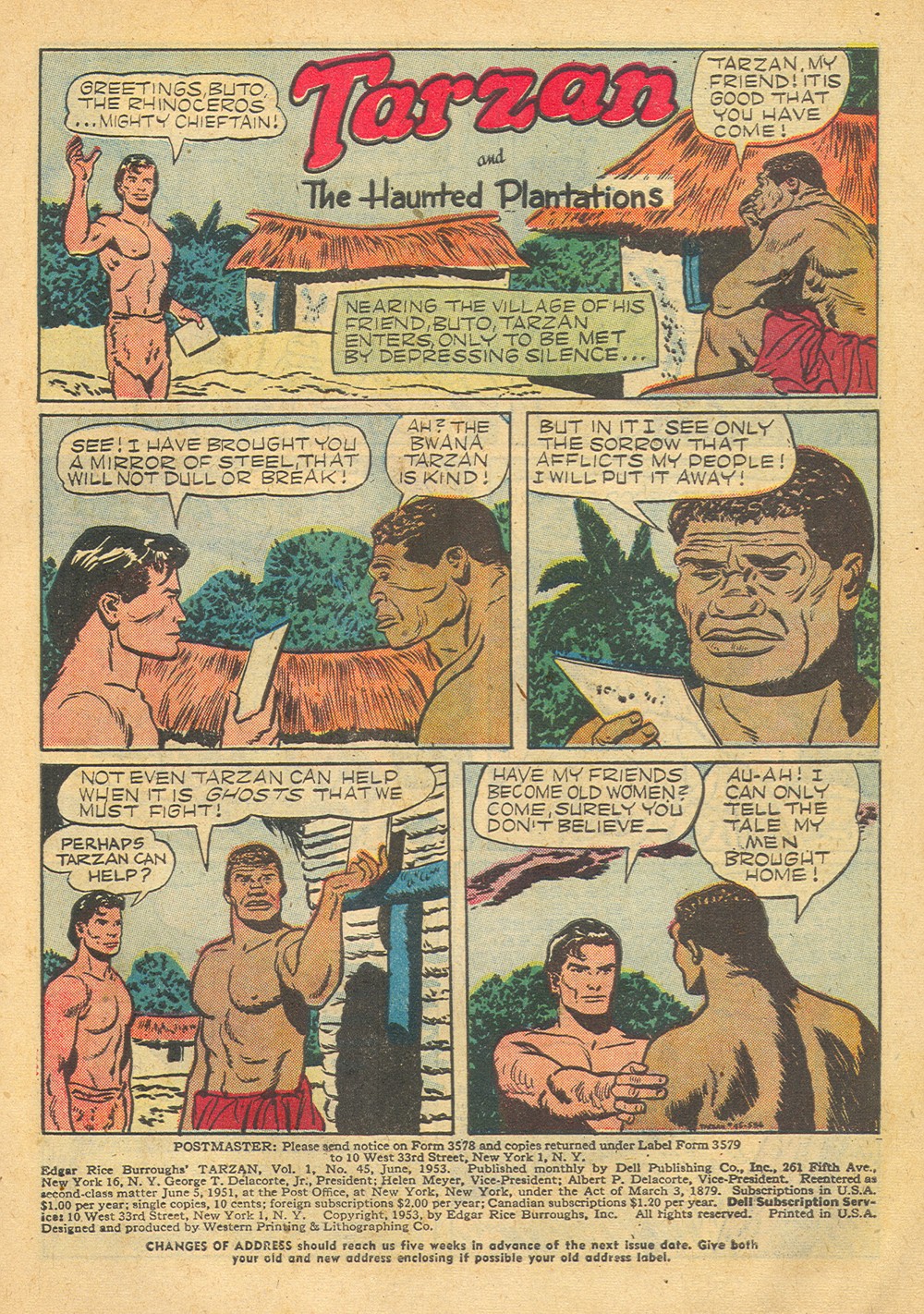 Read online Tarzan (1948) comic -  Issue #45 - 3