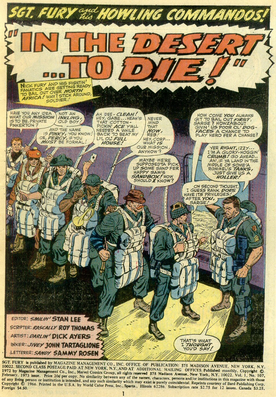 Read online Sgt. Fury comic -  Issue #107 - 3