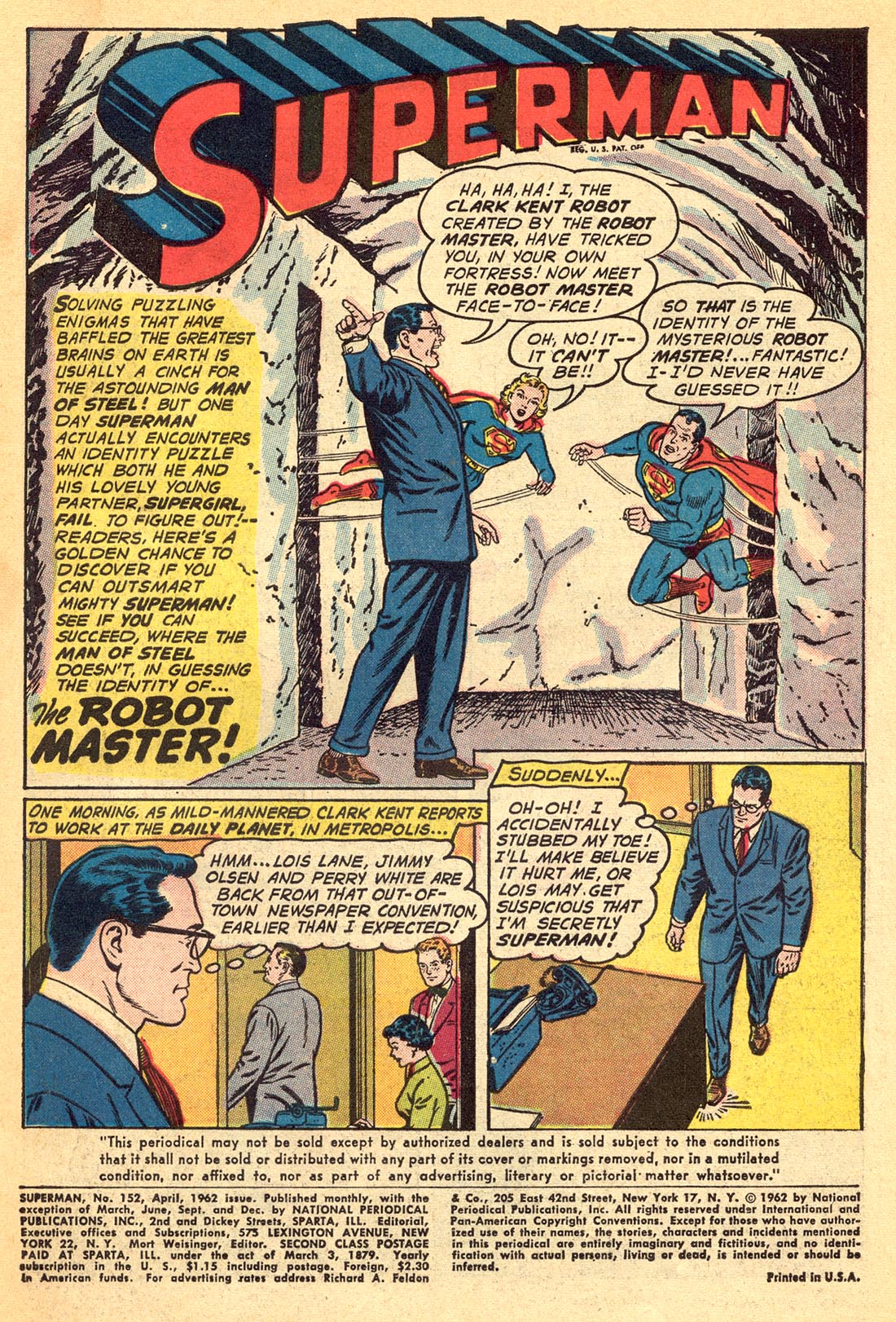 Read online Superman (1939) comic -  Issue #152 - 3