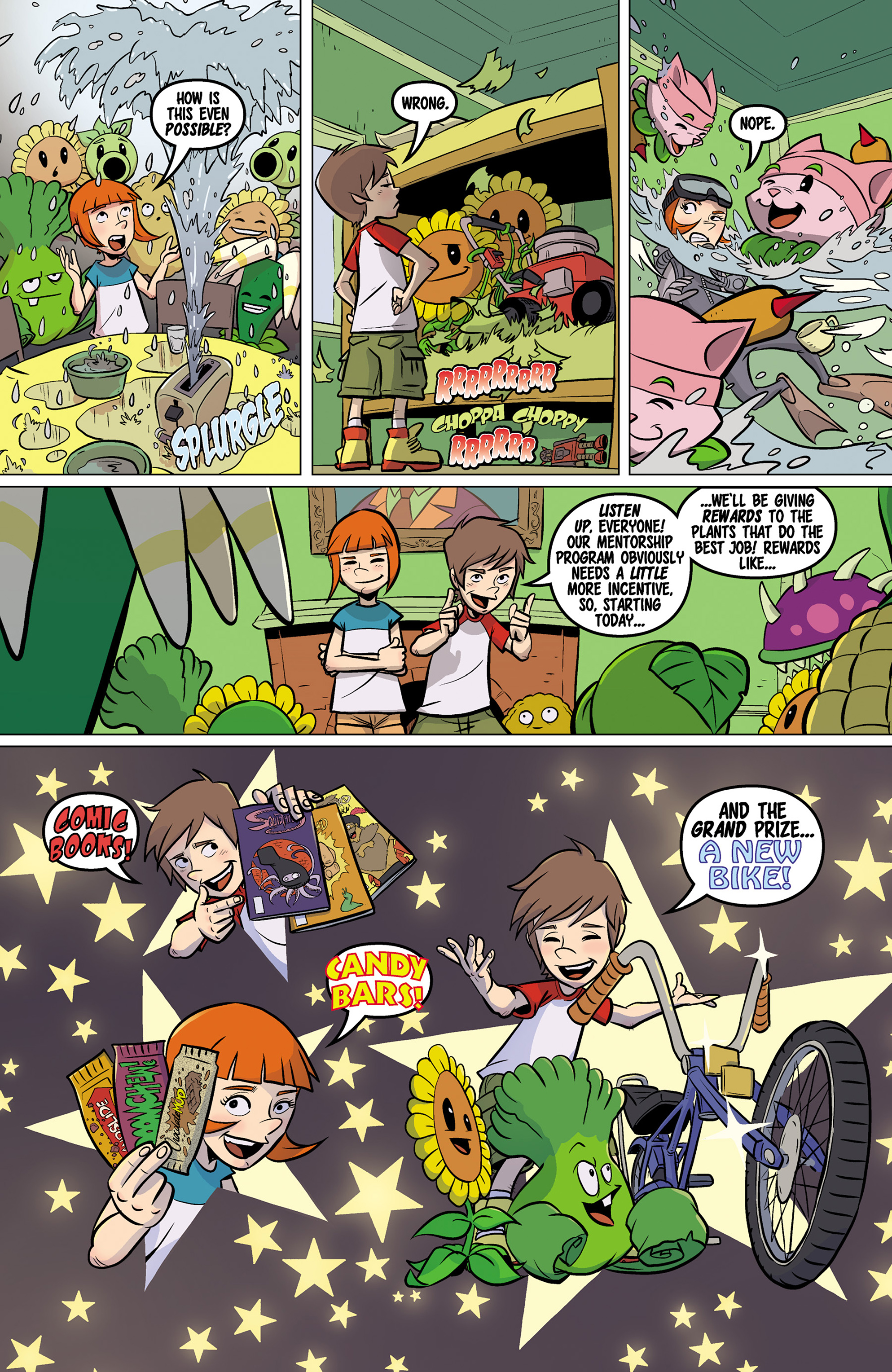 Read online Plants vs. Zombies: Grown Sweet Home comic -  Issue #5 - 3