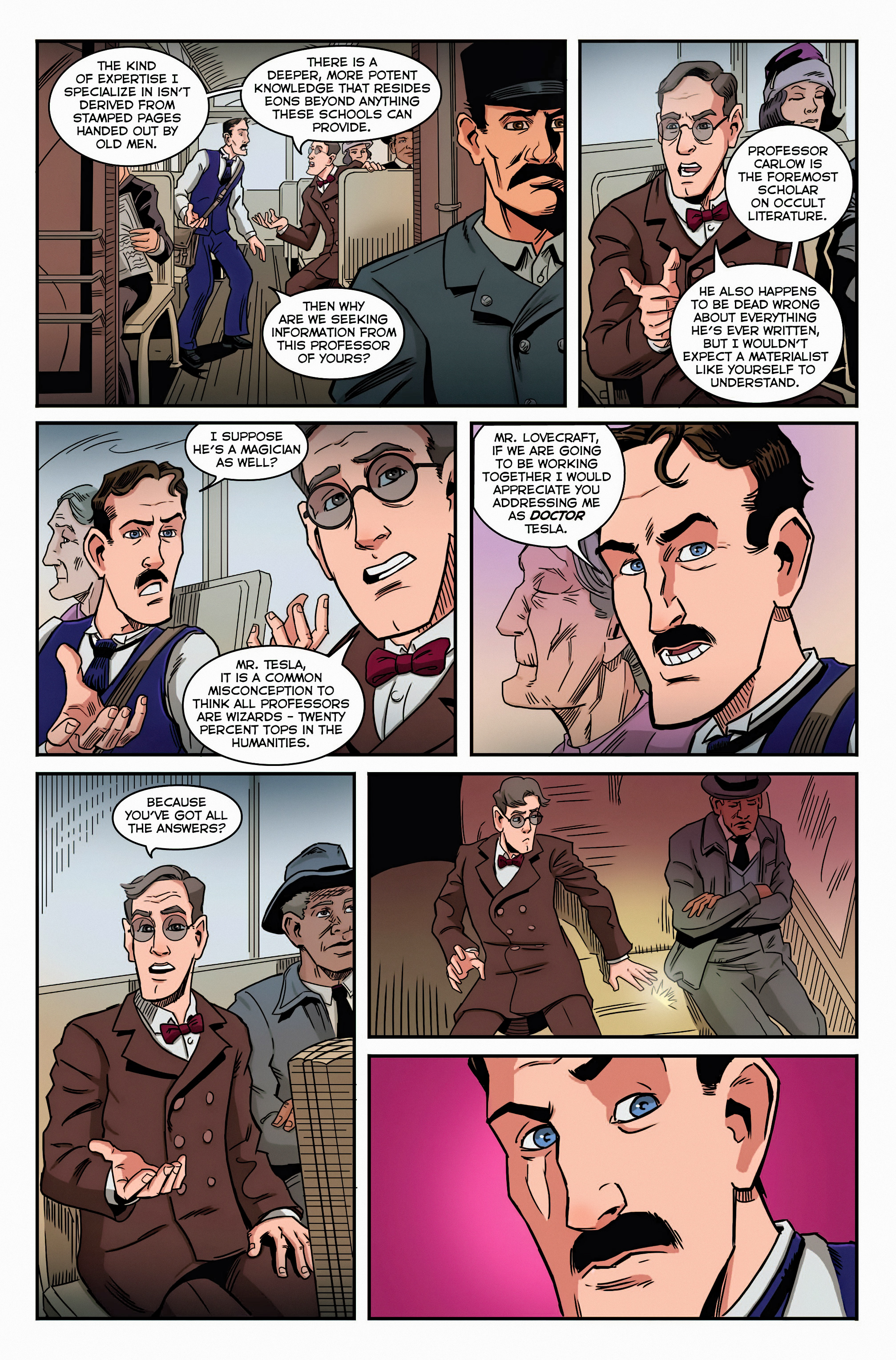 Read online Herald: Lovecraft and Tesla comic -  Issue #2 - 12