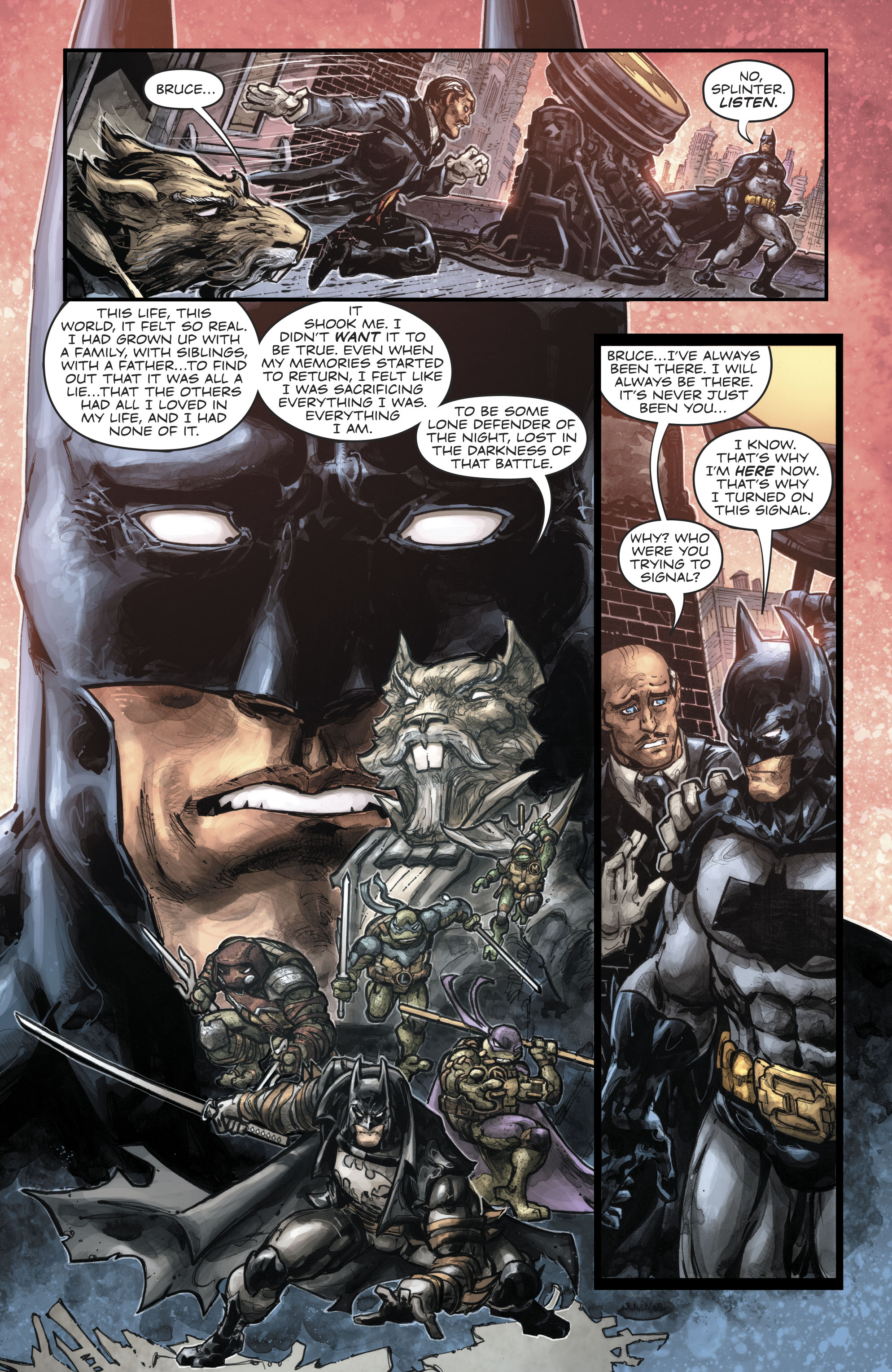 Read online Batman/Teenage Mutant Ninja Turtles III comic -  Issue #5 - 17