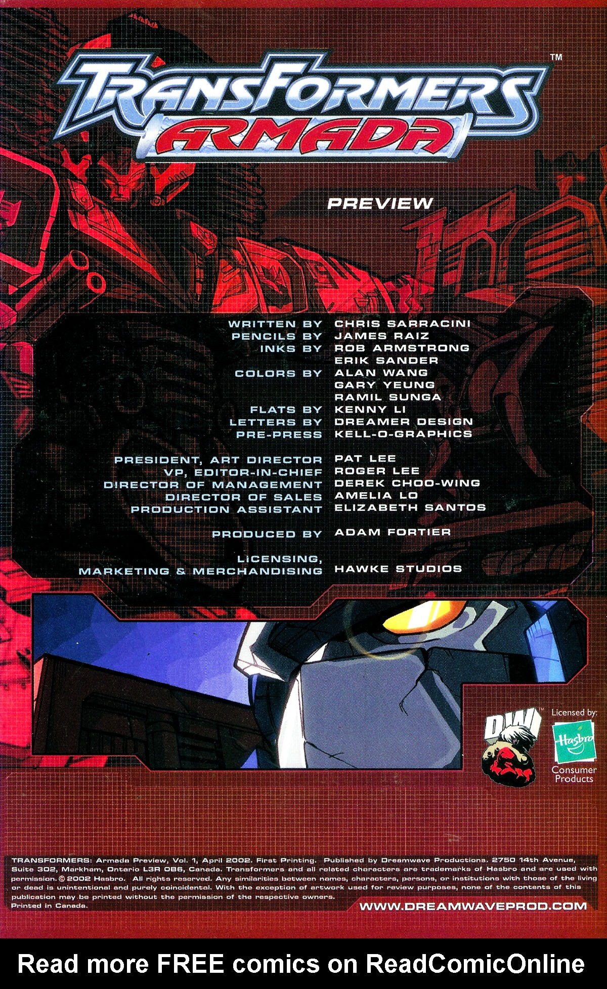Read online Transformers: Generation 1 (2002) comic -  Issue # _Preview - 16