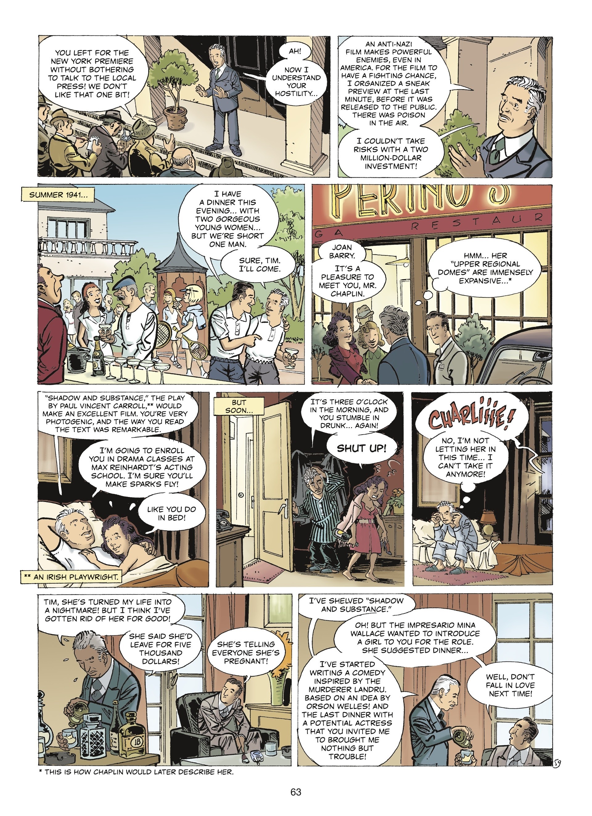 Read online The Stars of History: Charlie Chaplin comic -  Issue # TPB - 61