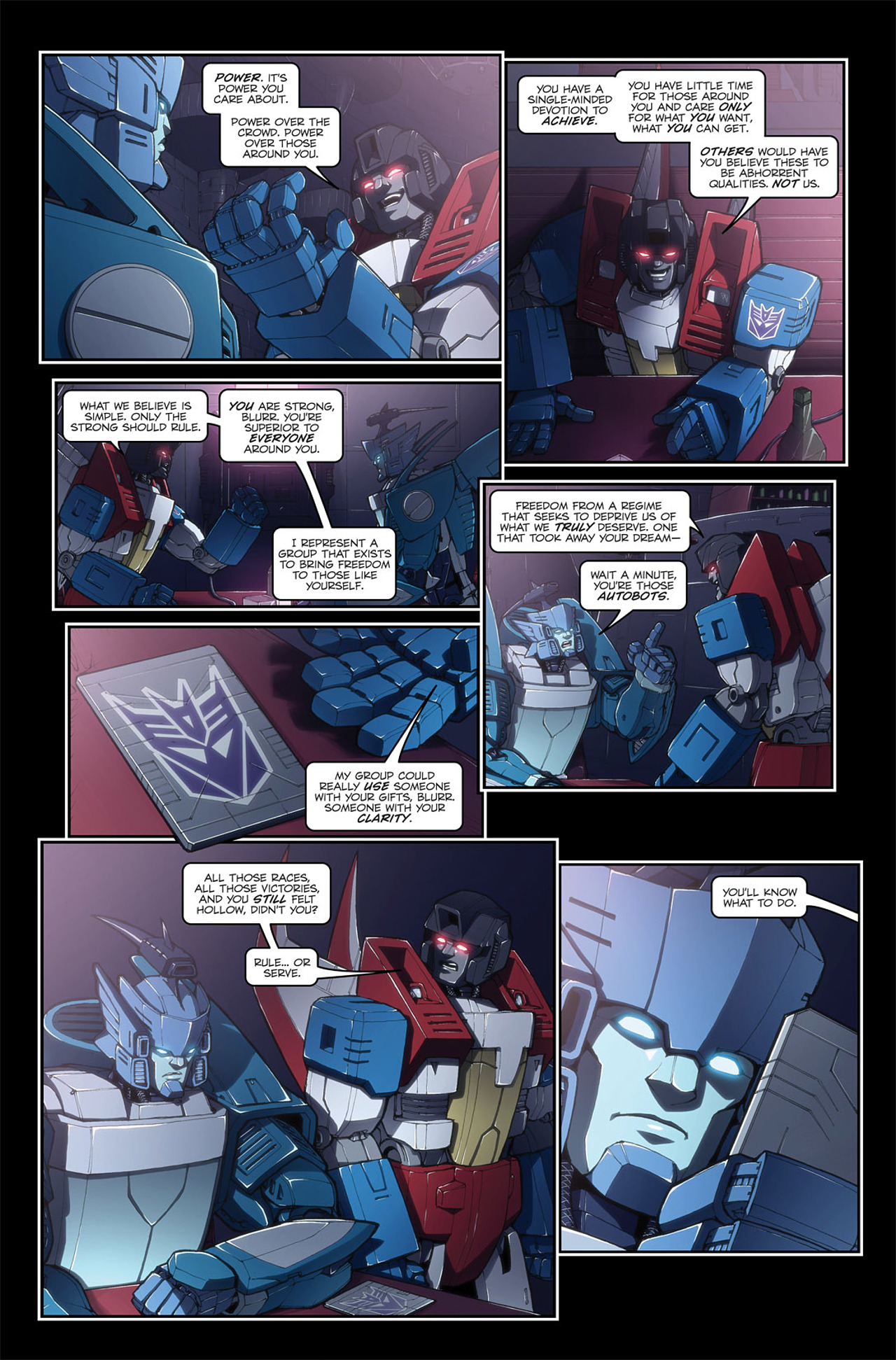 Read online Transformers Spotlight: Blurr comic -  Issue # Full - 17