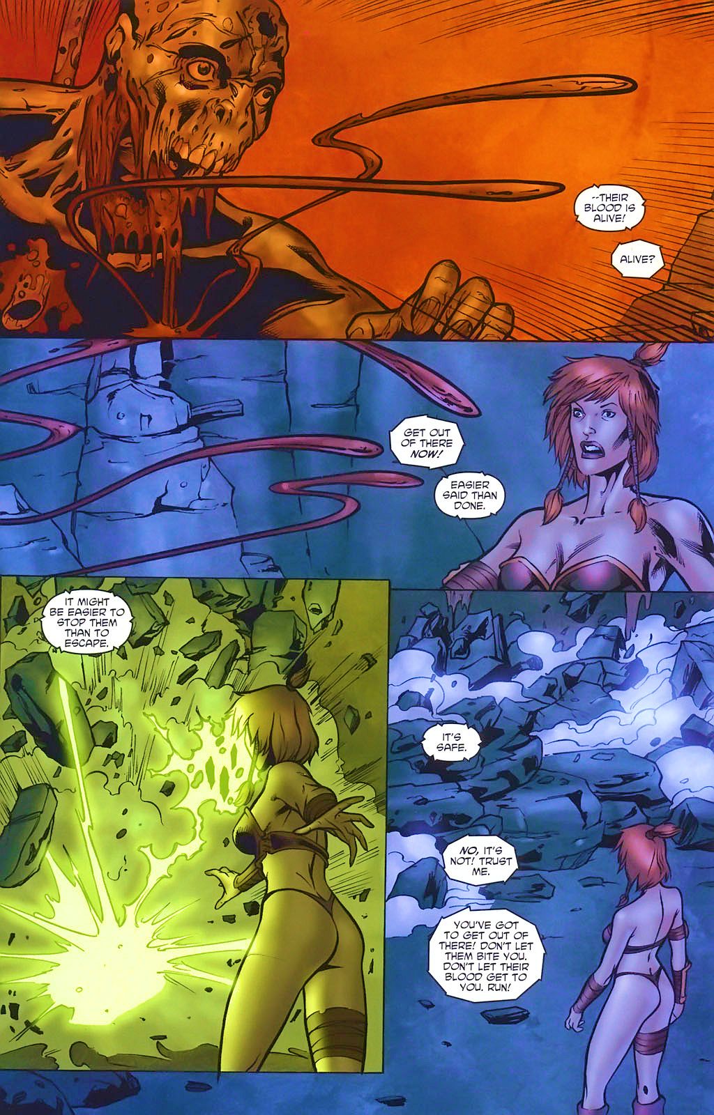 Read online Brian Pulido's Lady Death: Blacklands comic -  Issue #1 - 6