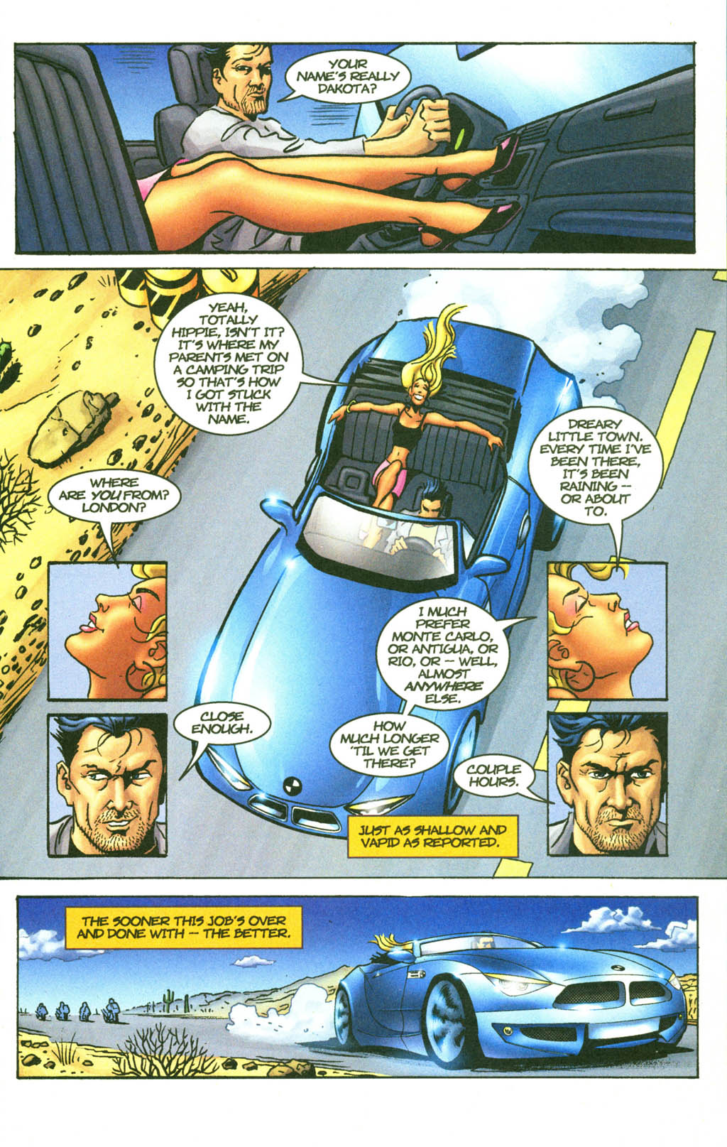 Read online BMWfilms.com's The Hire comic -  Issue #1 - 8