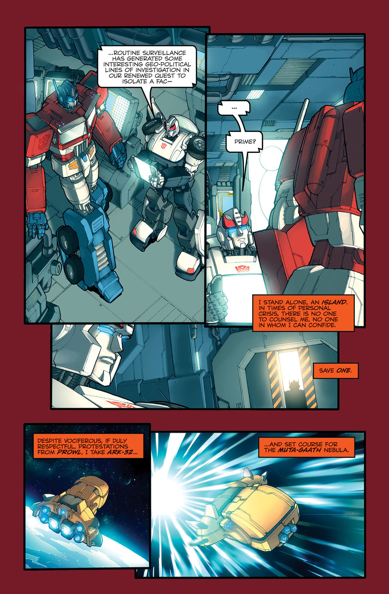 Read online Transformers Spotlight: Optimus Prime comic -  Issue # Full - 7