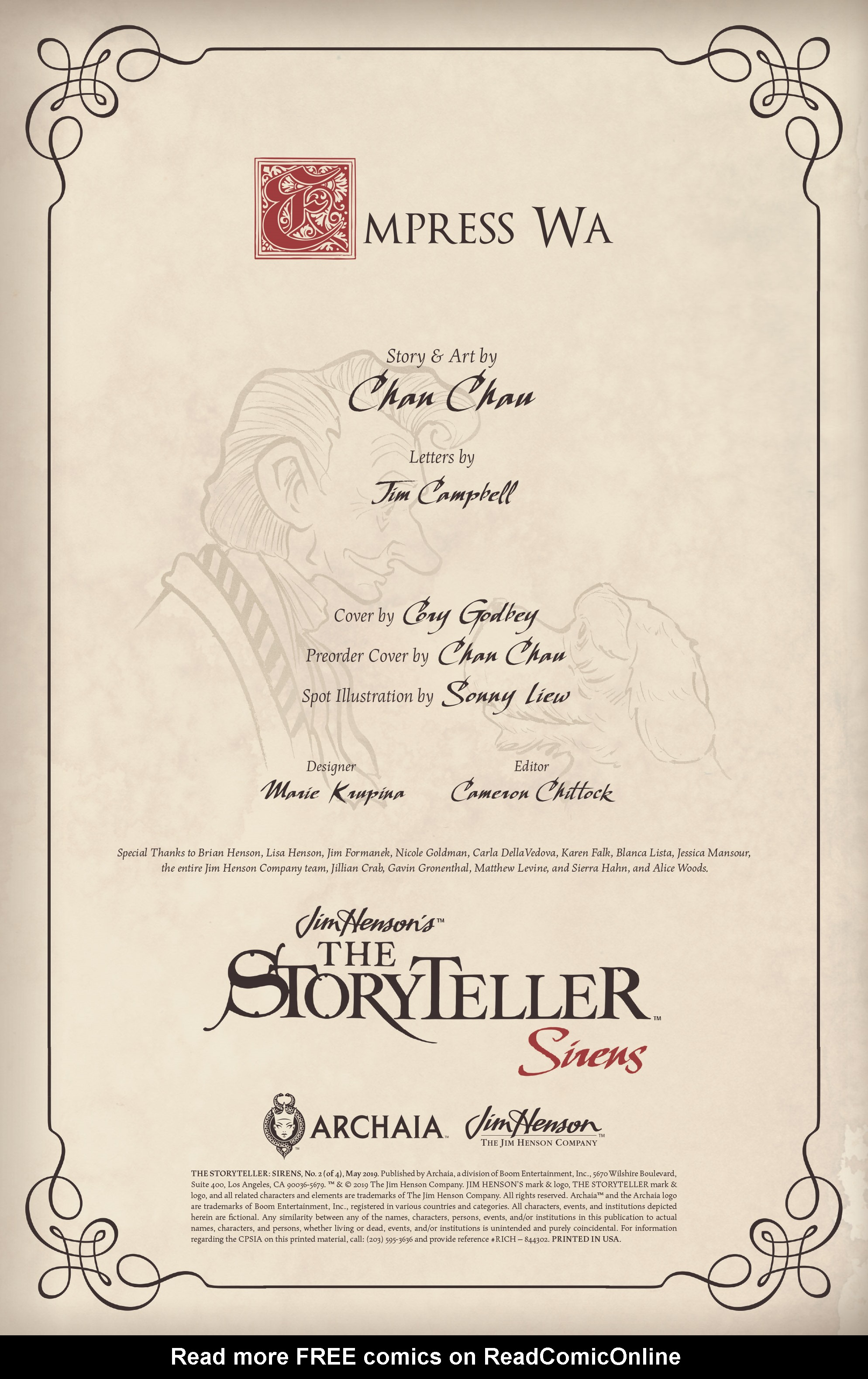 Read online Jim Henson's The Storyteller: Sirens comic -  Issue #2 - 2