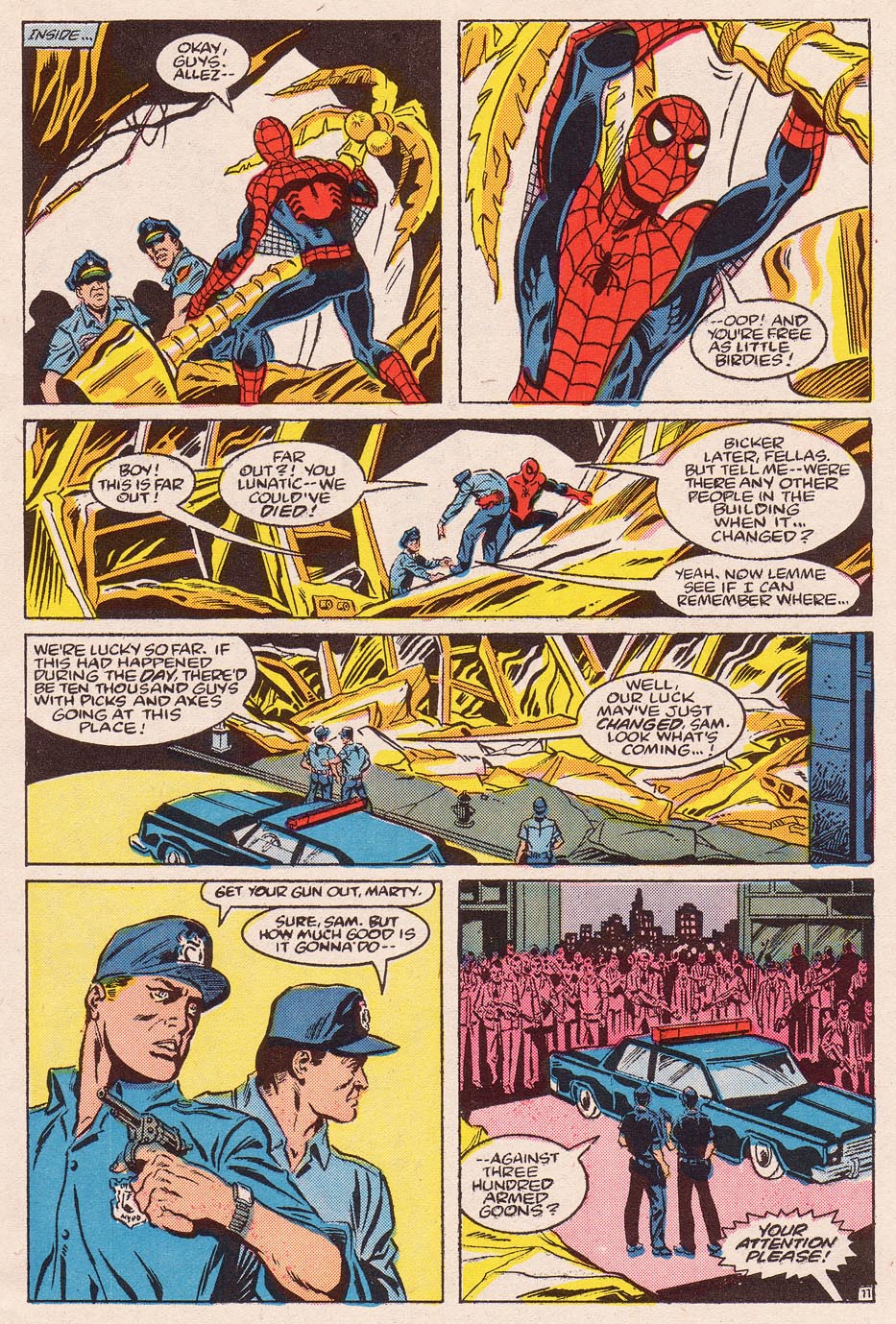 Read online Web of Spider-Man (1985) comic -  Issue #6 - 11
