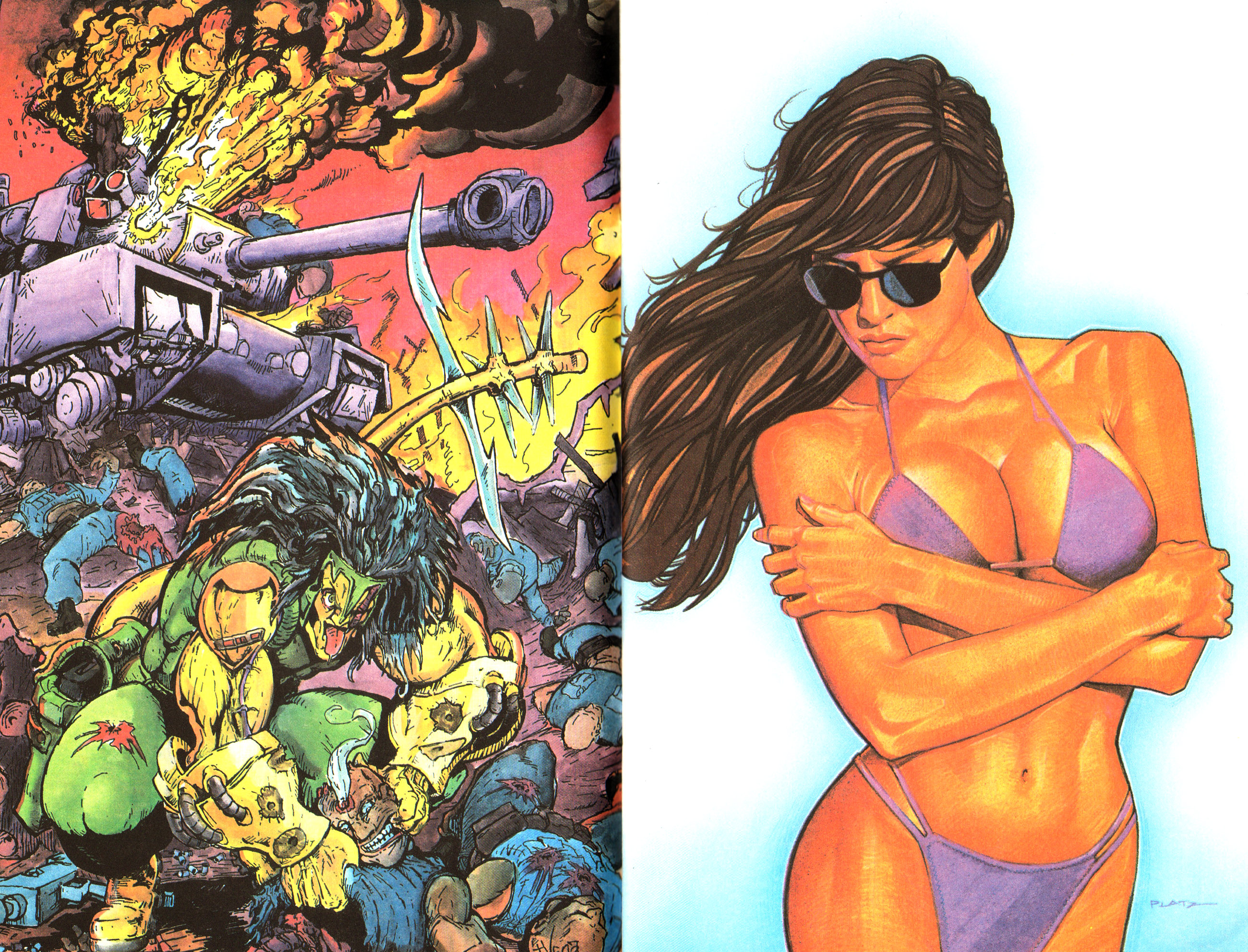 Read online Amazing Heroes Swimsuit Special comic -  Issue # TPB 5 - 3