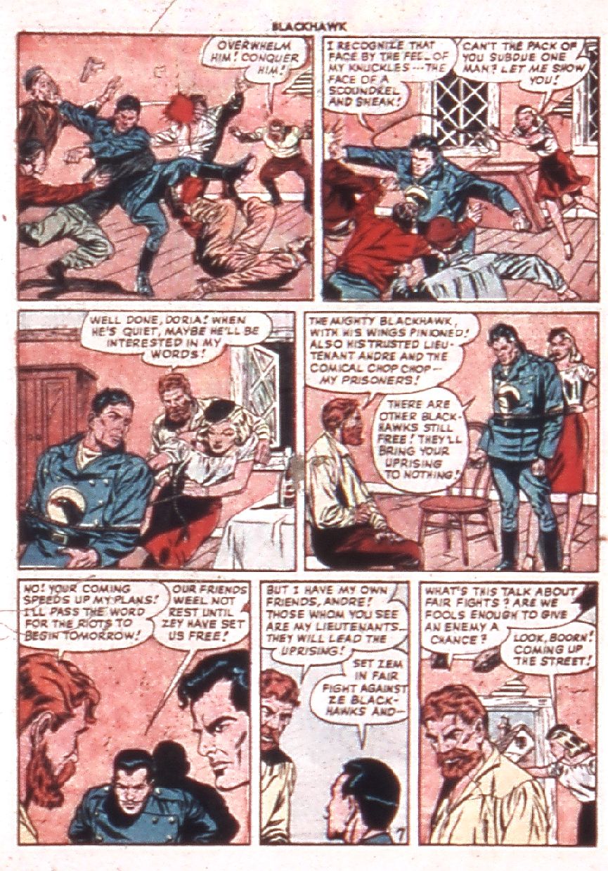 Read online Blackhawk (1957) comic -  Issue #23 - 9