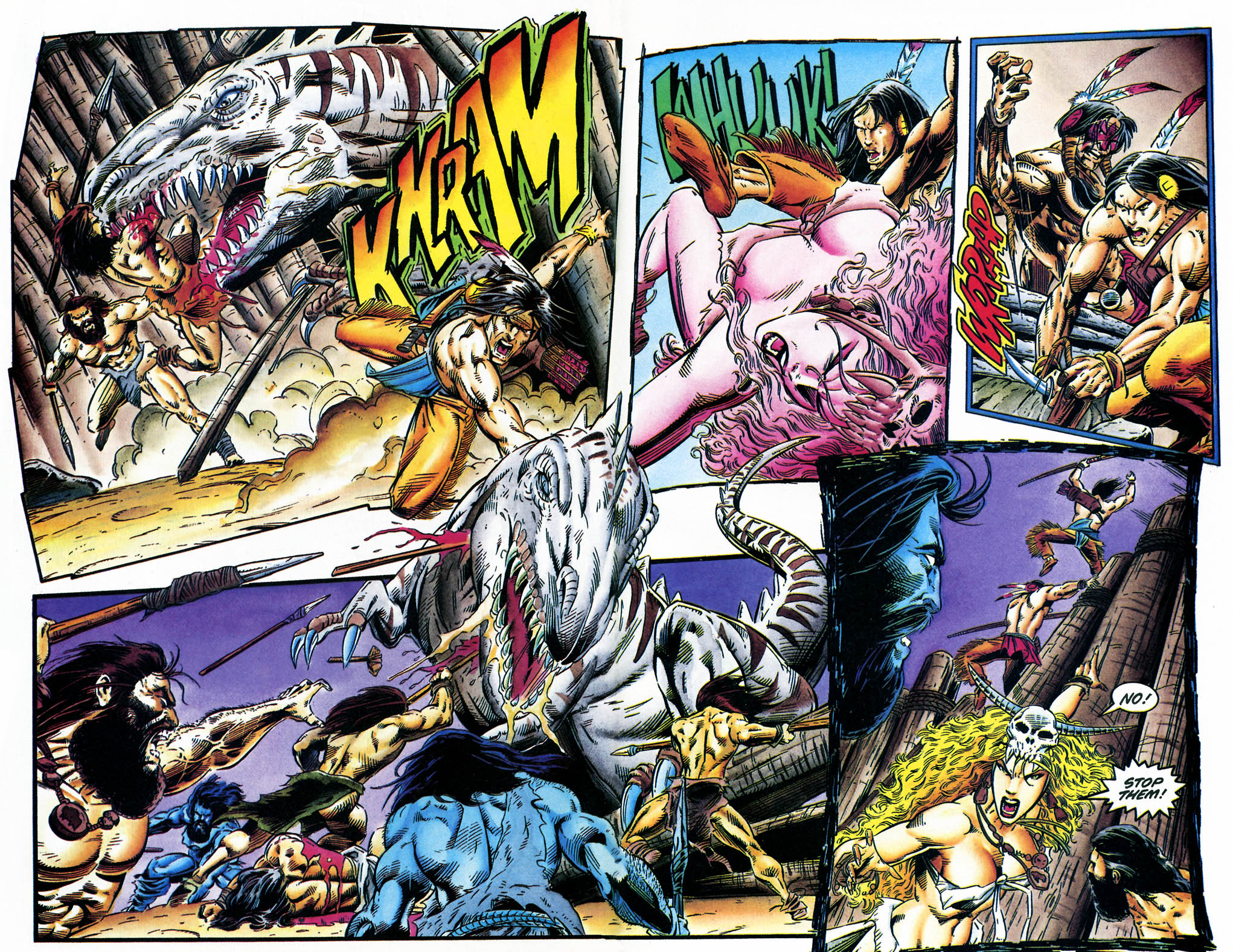 Read online Turok, Dinosaur Hunter (1993) comic -  Issue #35 - 15