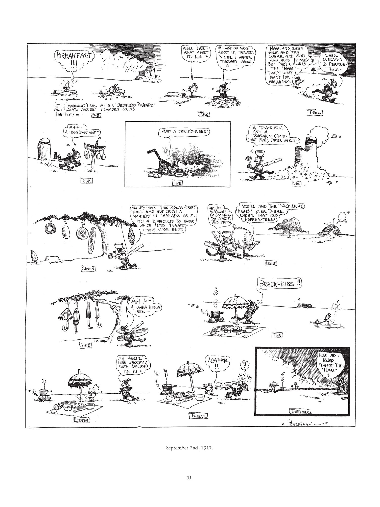 Read online Krazy & Ignatz comic -  Issue # TPB 1 - 95