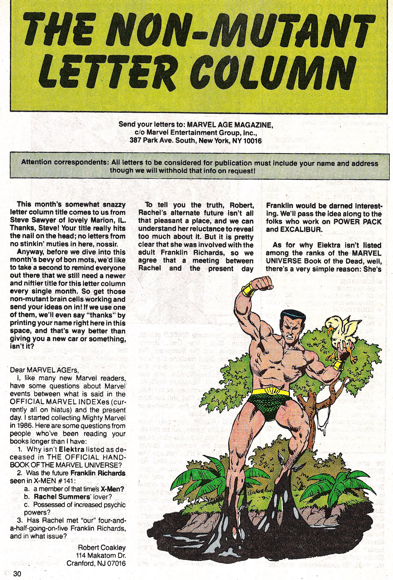 Read online Marvel Age comic -  Issue #81 - 31