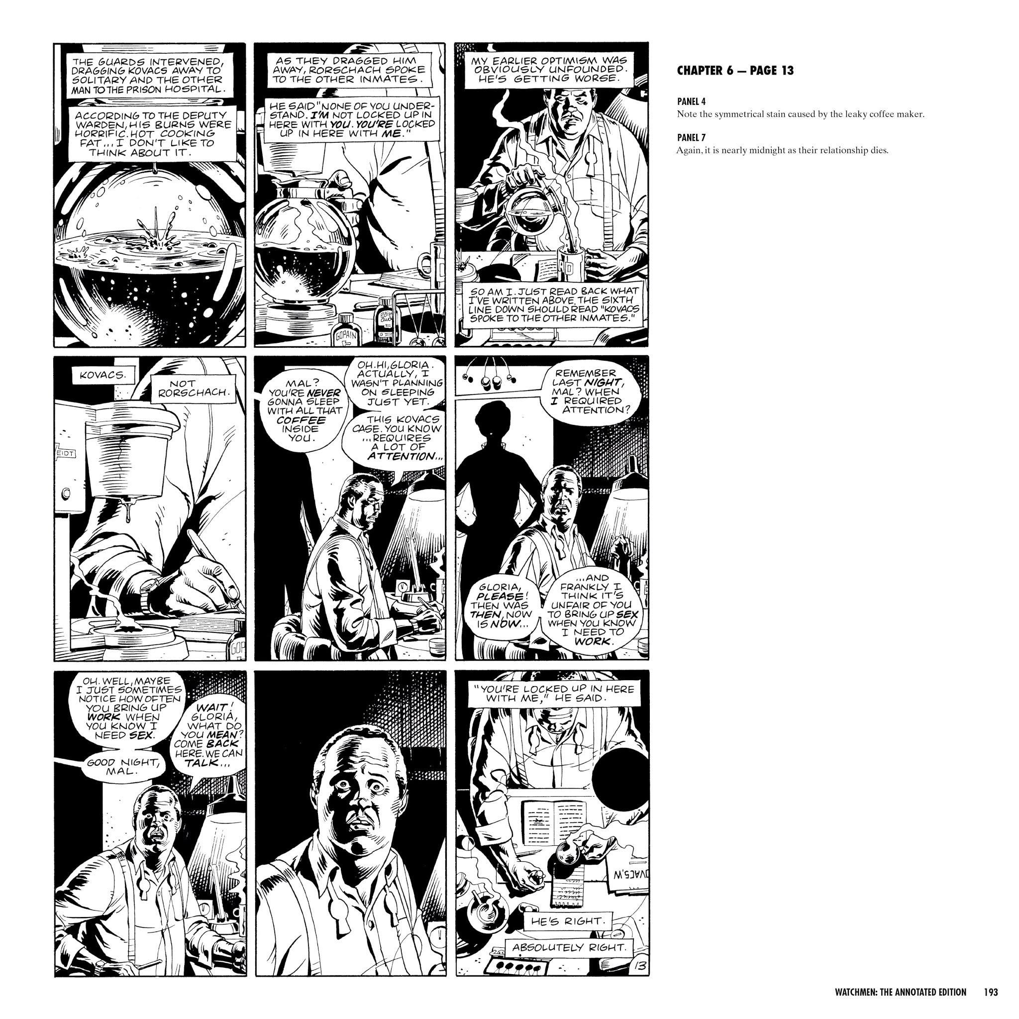 Read online Watchmen: The Annotated Edition comic -  Issue # TPB - 193