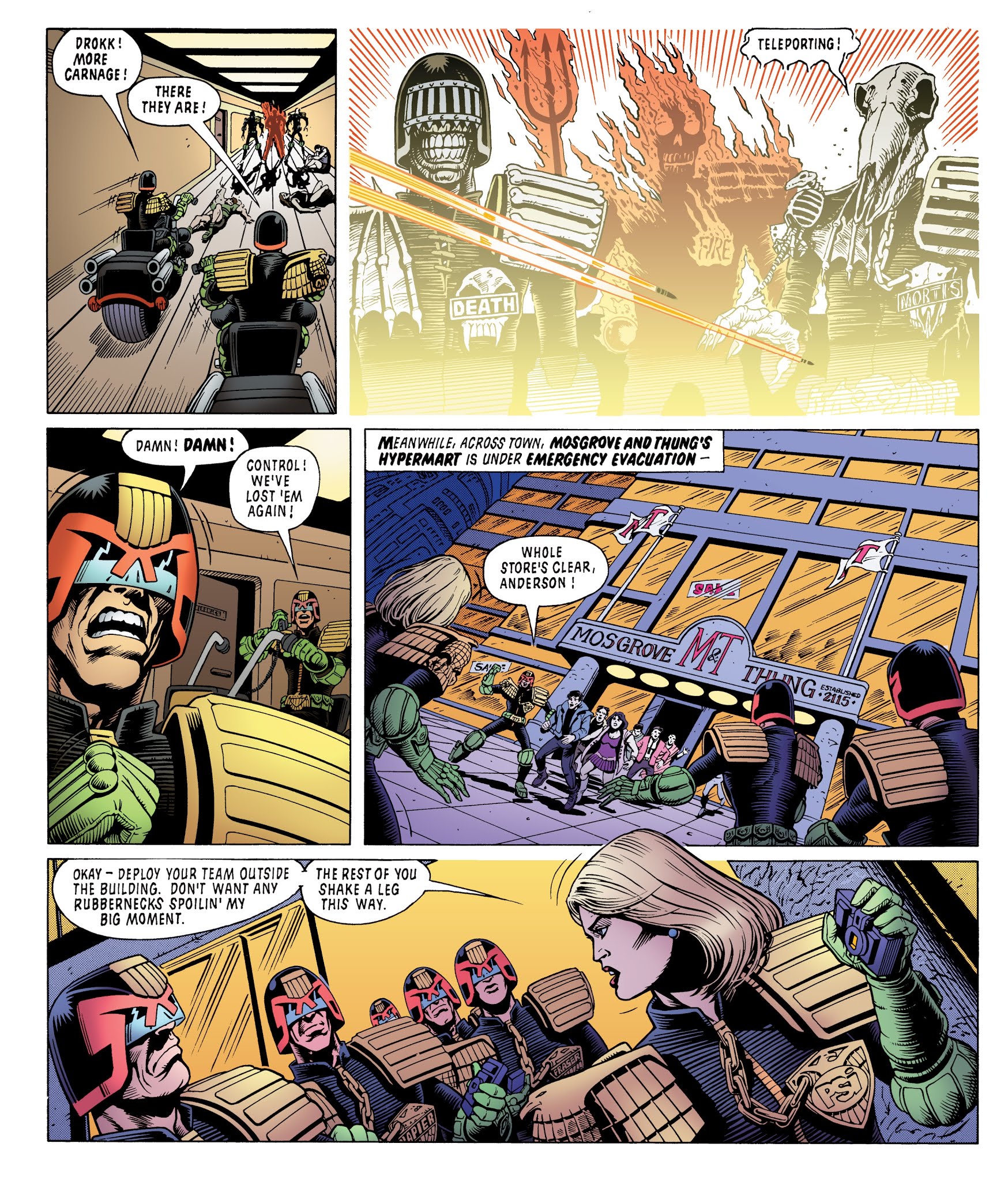 Read online Judge Dredd Classics: The Dark Judges comic -  Issue # TPB - 104