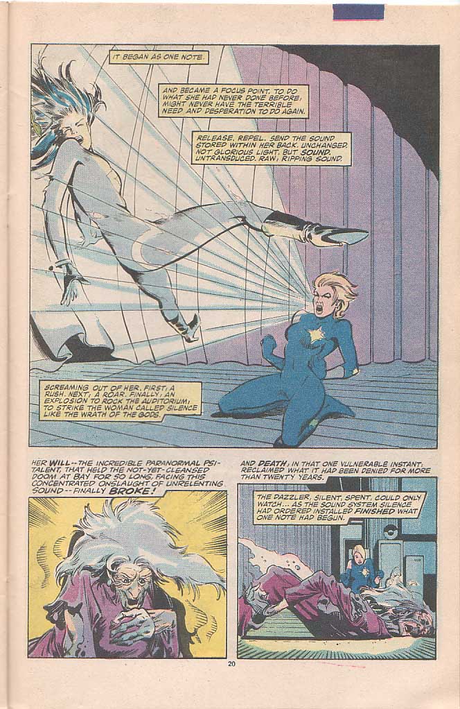 Read online Dazzler (1981) comic -  Issue #42 - 21