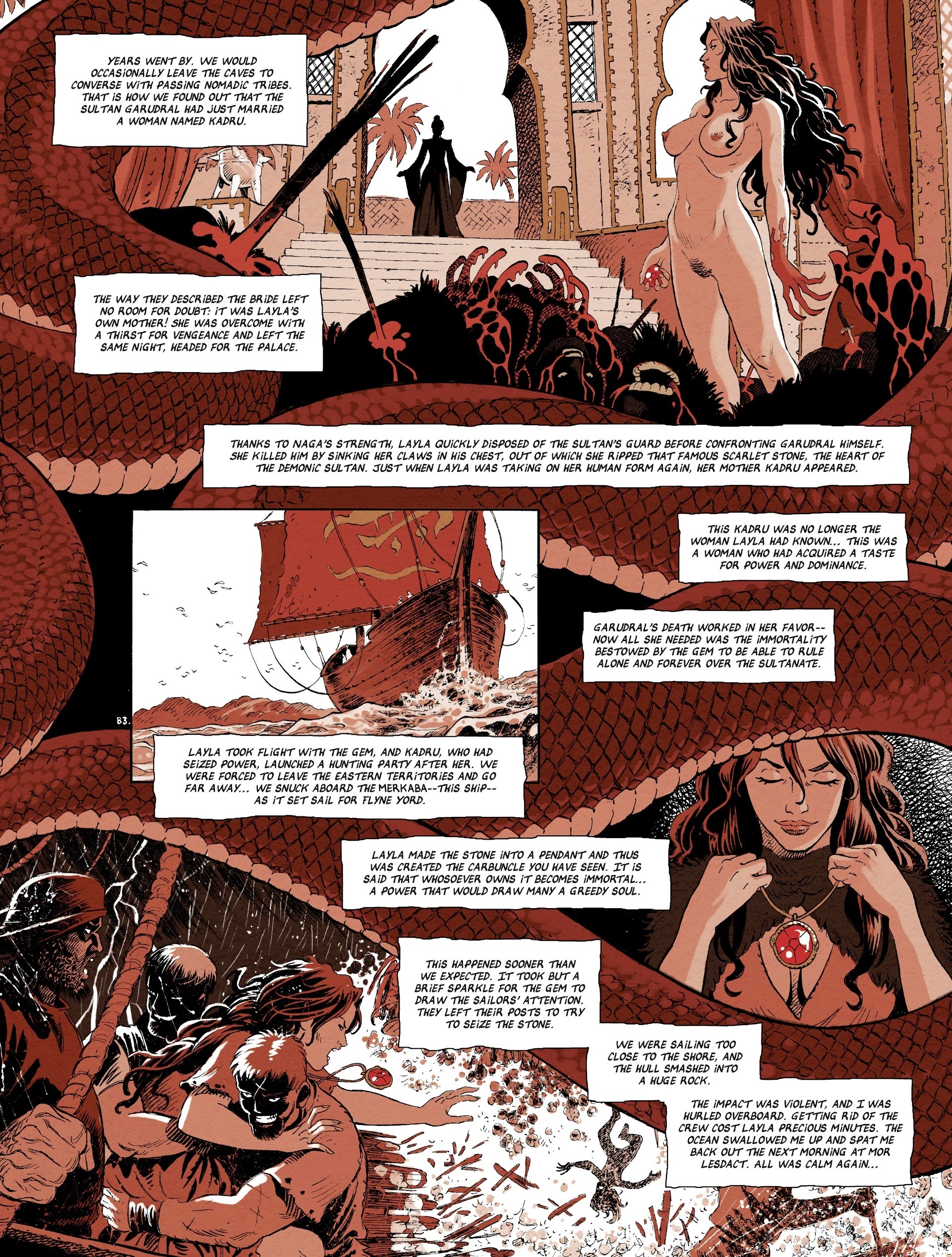 Read online Layla: A Tale of the Scarlet Swamp comic -  Issue # TPB - 87