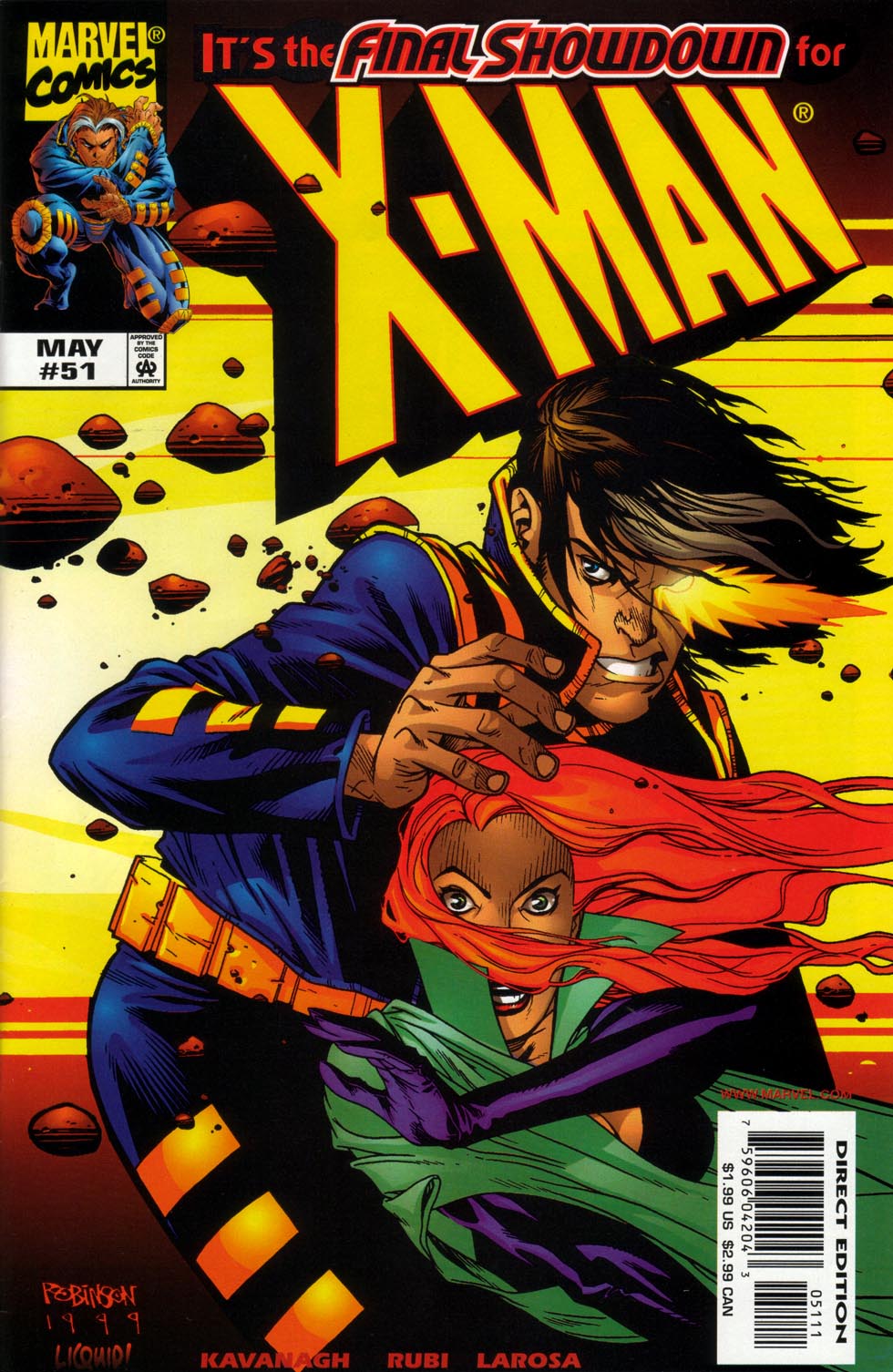 Read online X-Man comic -  Issue #51 - 1