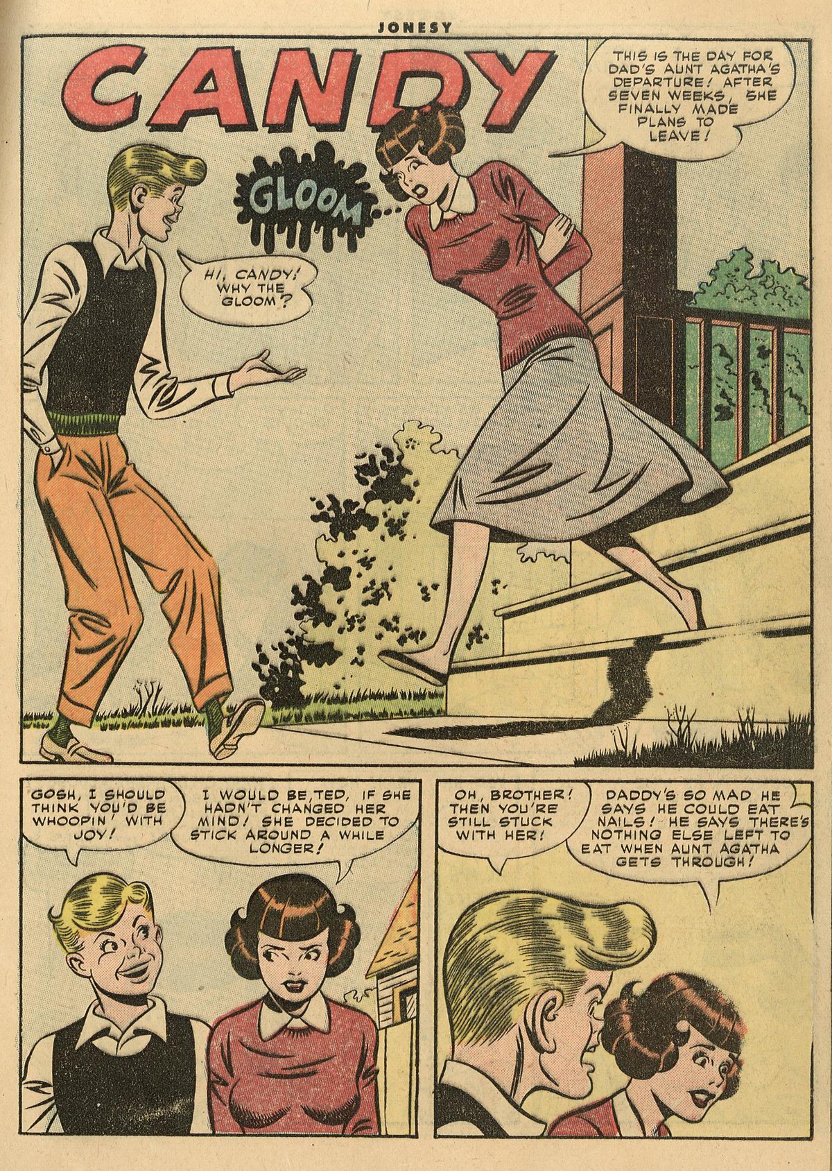 Read online Jonesy (1953) comic -  Issue #5 - 9