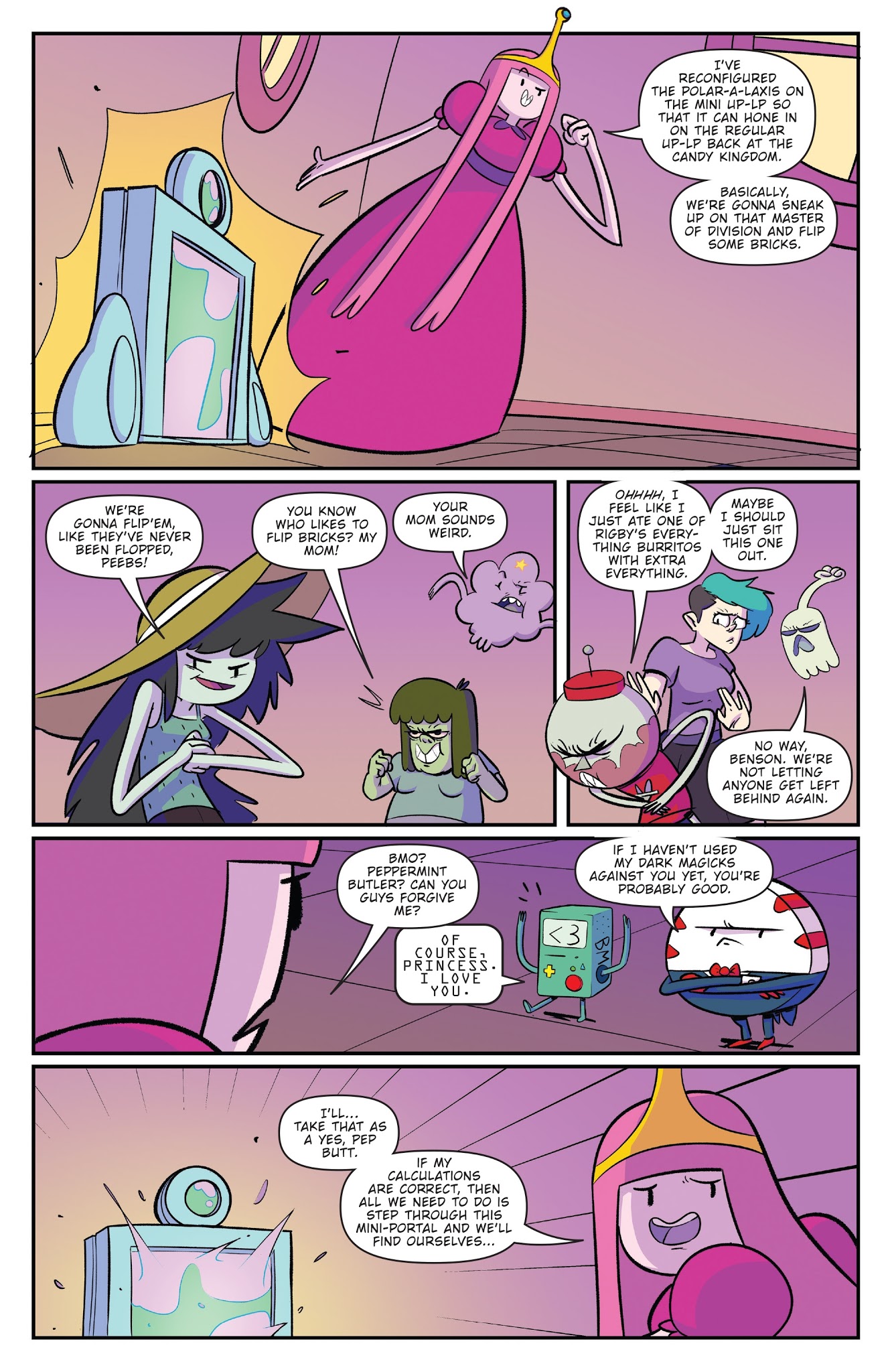 Read online Adventure Time/Regular Show comic -  Issue #6 - 7