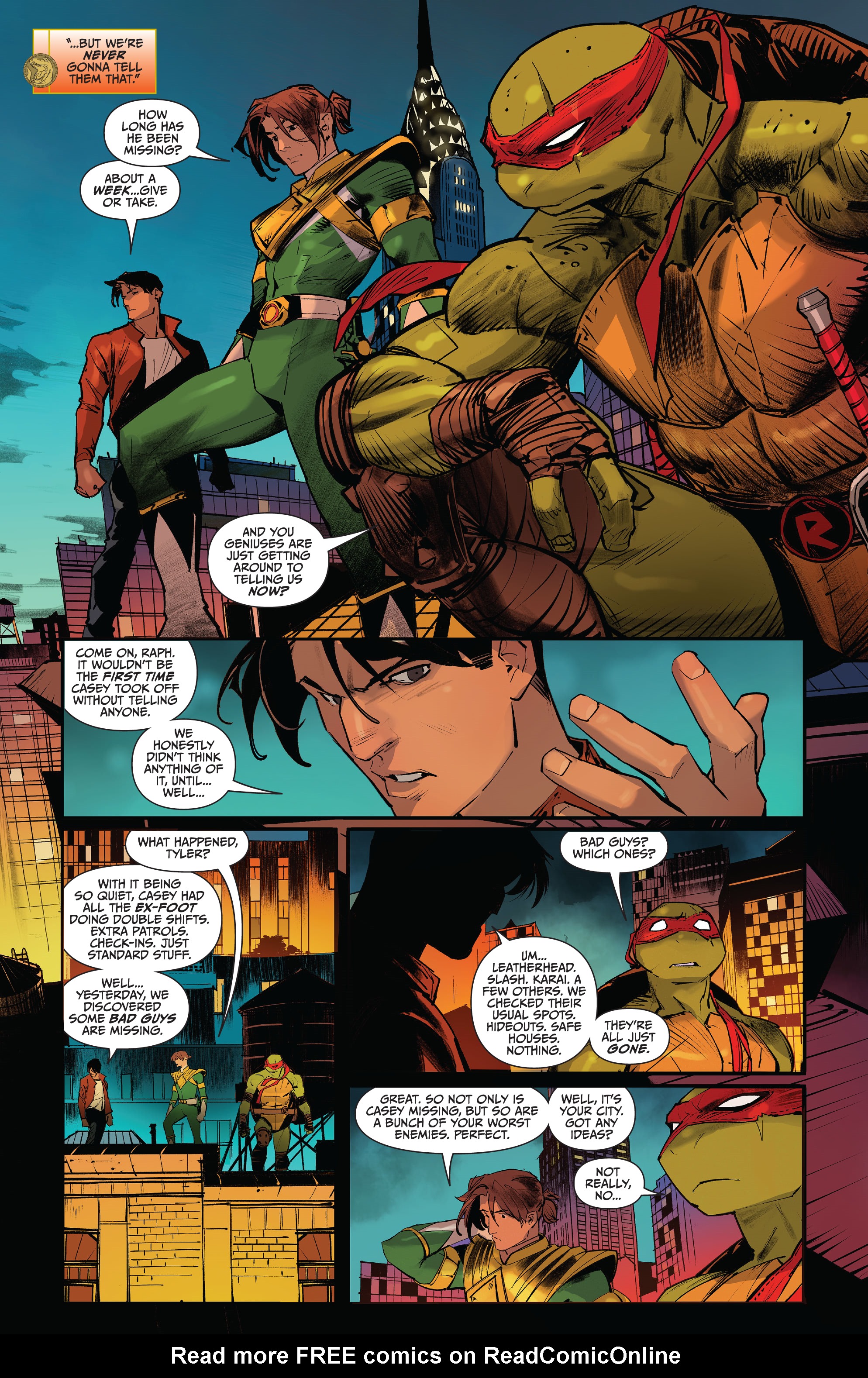 Read online Mighty Morphin Power Rangers/ Teenage Mutant Ninja Turtles II comic -  Issue #1 - 11