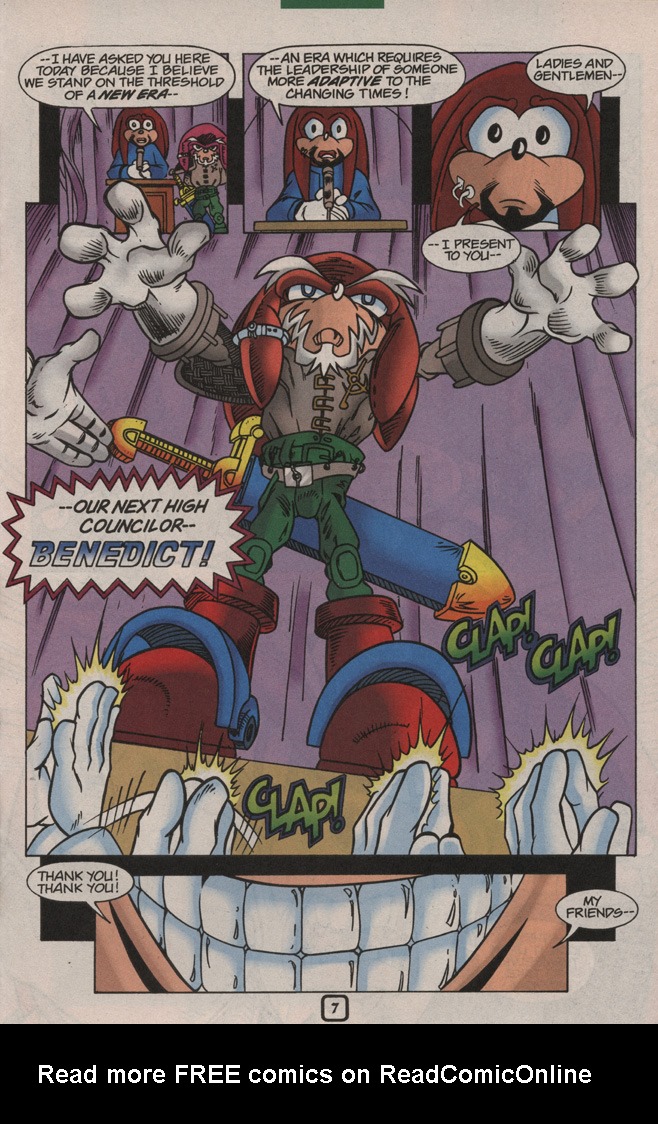 Read online Knuckles the Echidna comic -  Issue #23 - 11