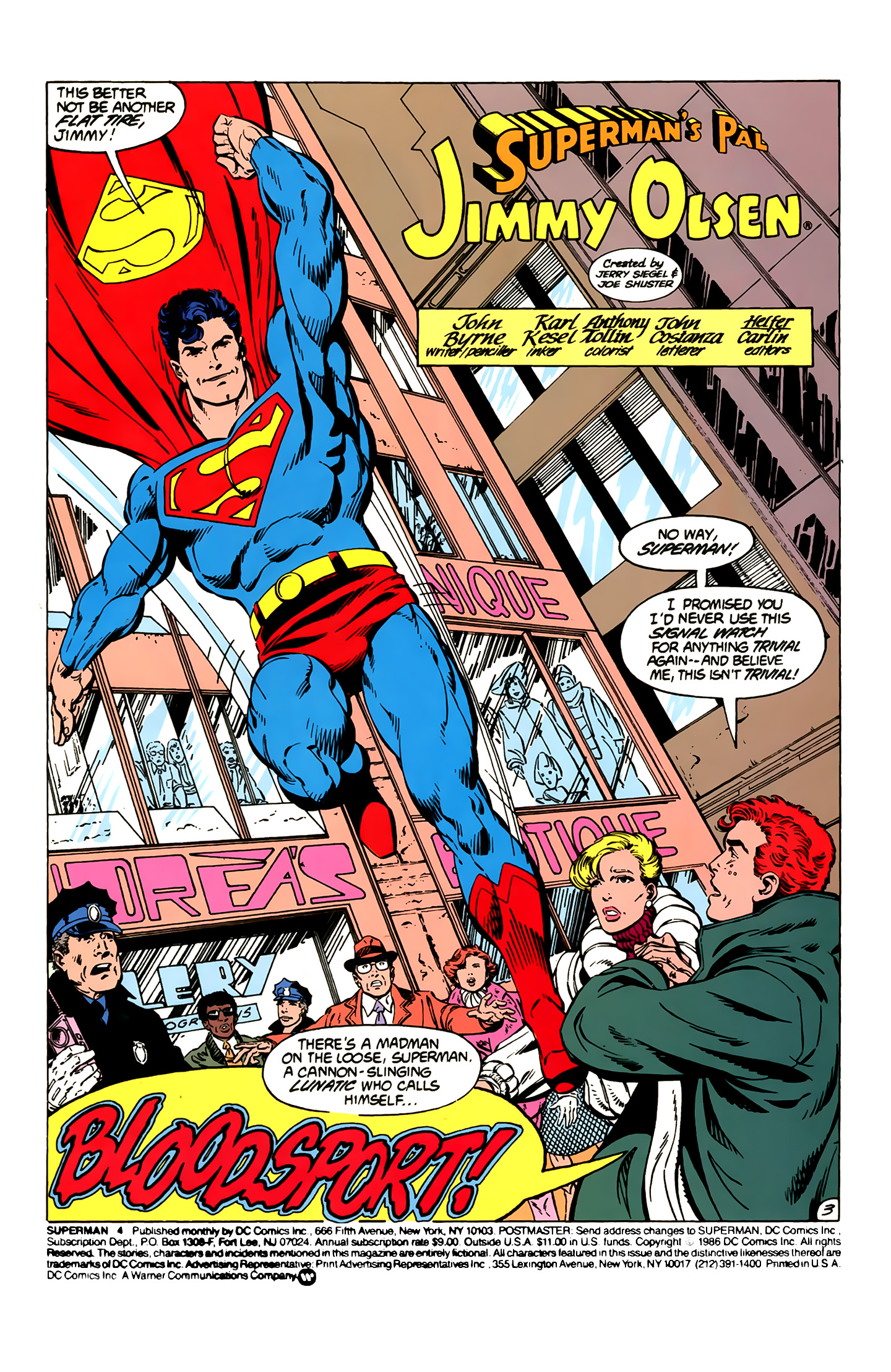 Read online Superman (1987) comic -  Issue #4 - 4