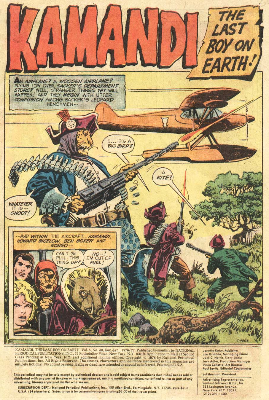 Read online Kamandi, The Last Boy On Earth comic -  Issue #48 - 3