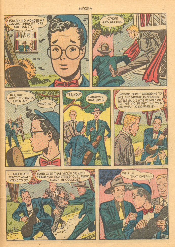 Read online Nyoka the Jungle Girl (1945) comic -  Issue #42 - 43