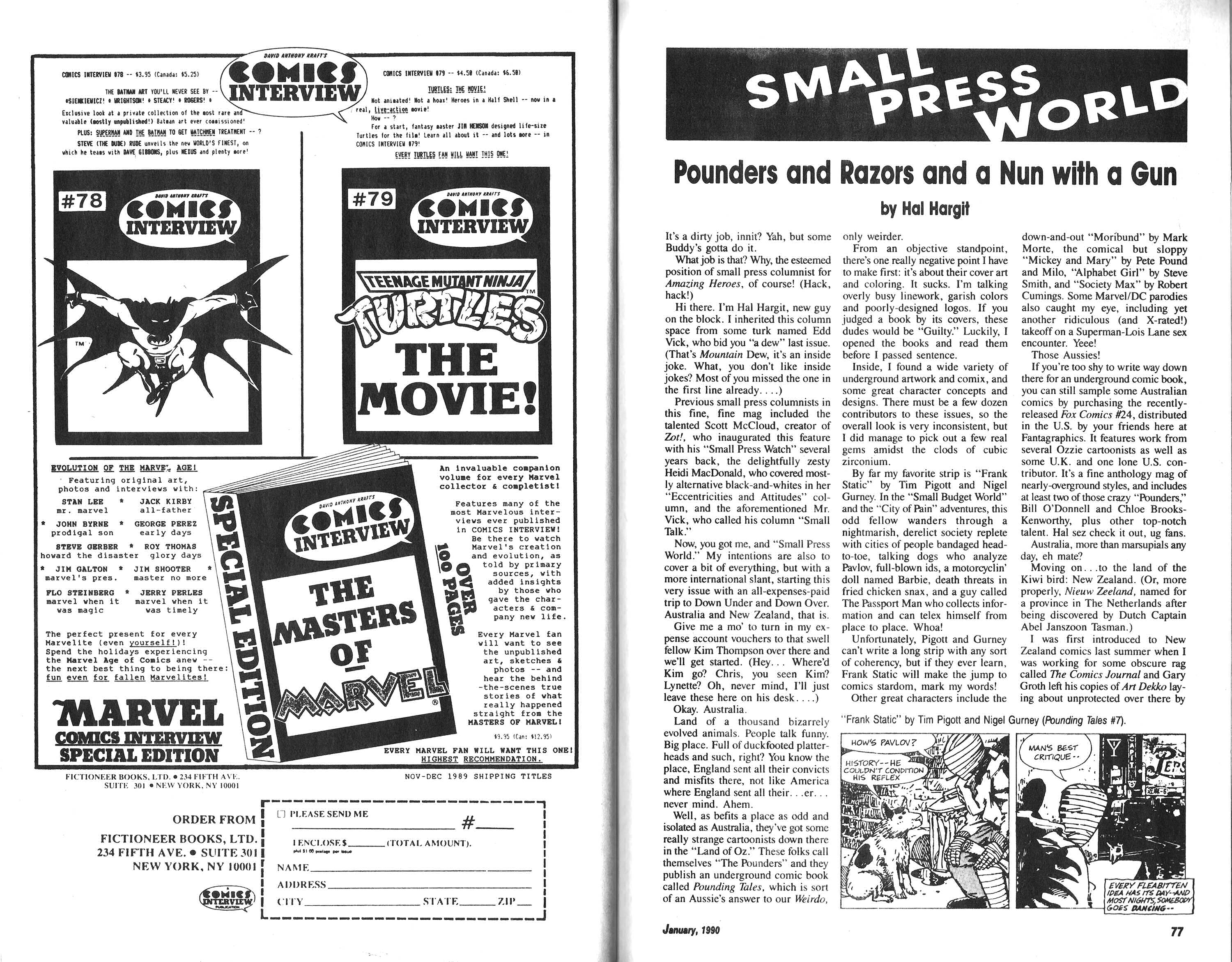 Read online Amazing Heroes comic -  Issue #175 - 39