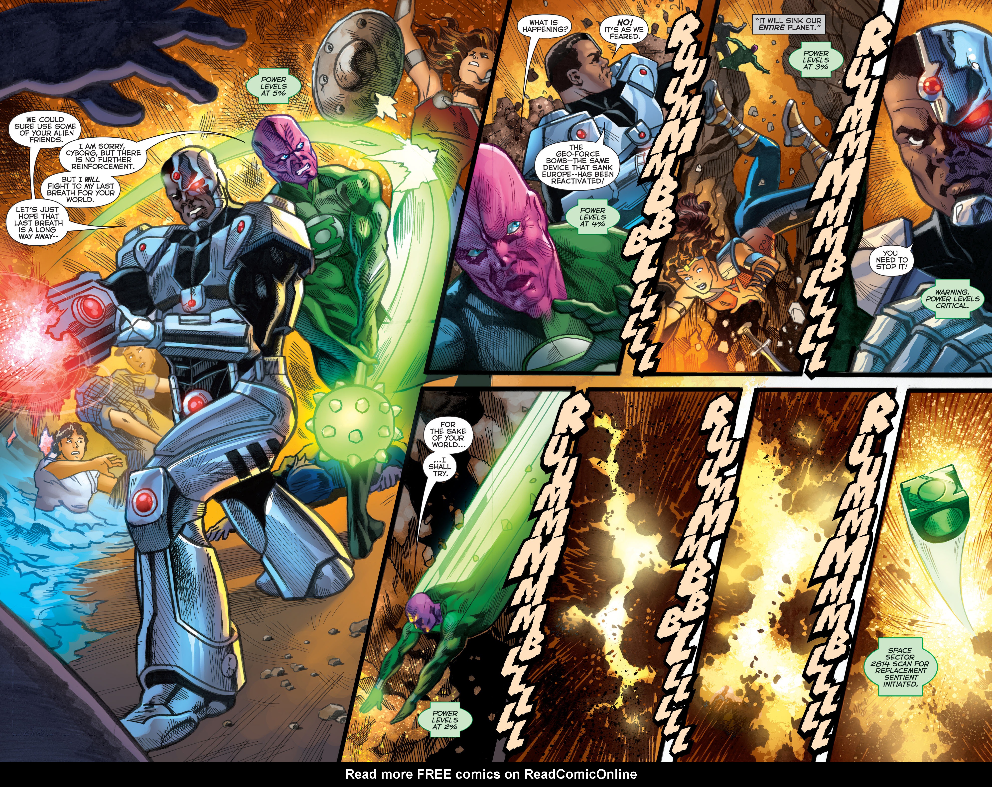 Read online Flashpoint: The World of Flashpoint Featuring Green Lantern comic -  Issue # Full - 55