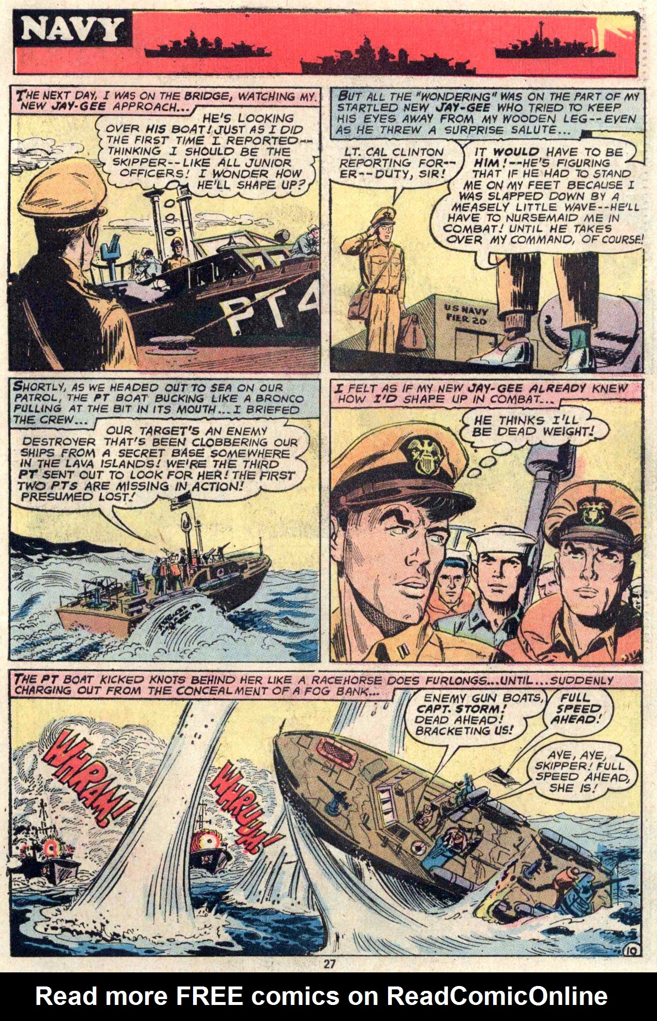 Read online Our Army at War (1952) comic -  Issue #242 - 28