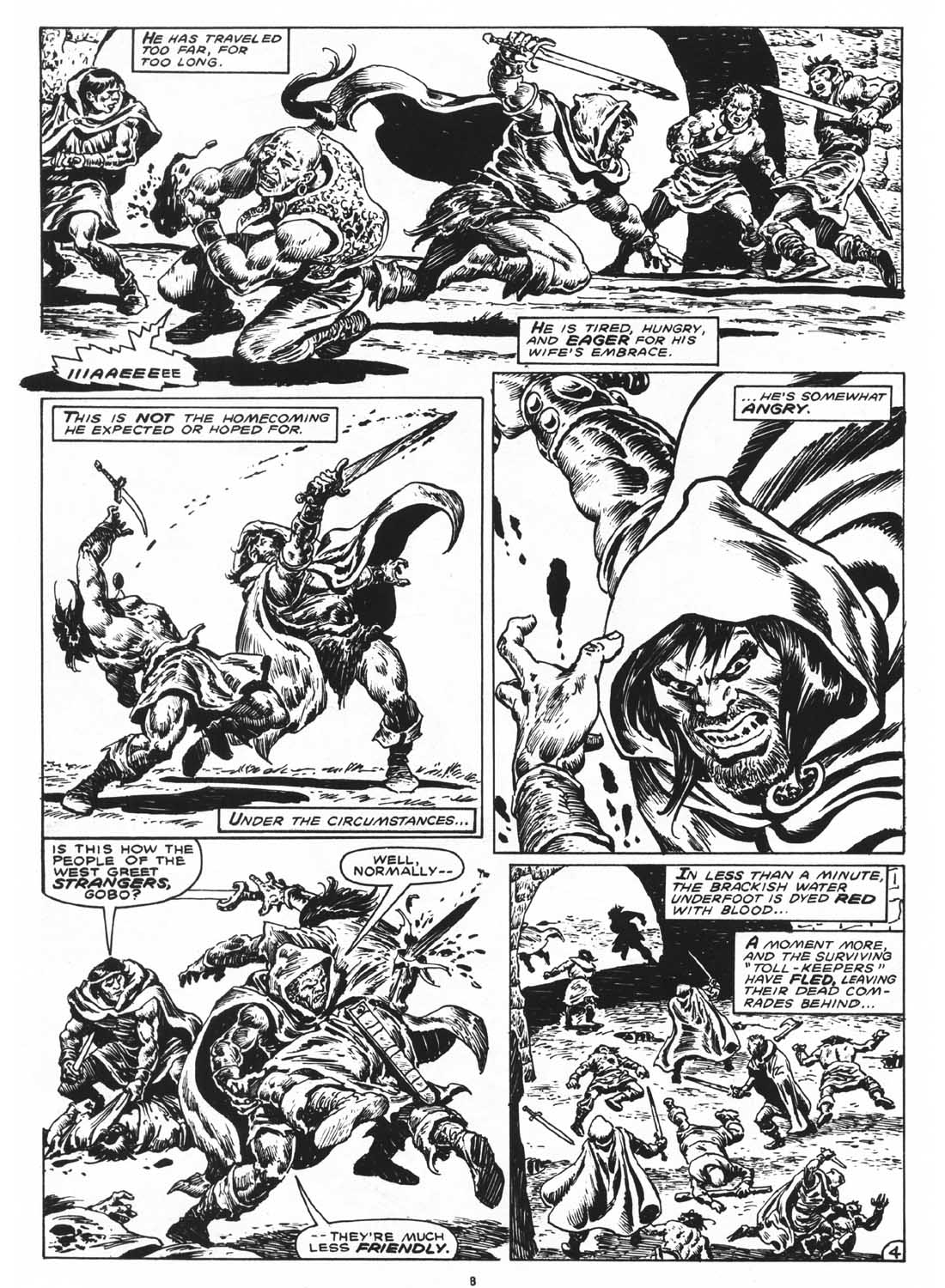 Read online The Savage Sword Of Conan comic -  Issue #169 - 10