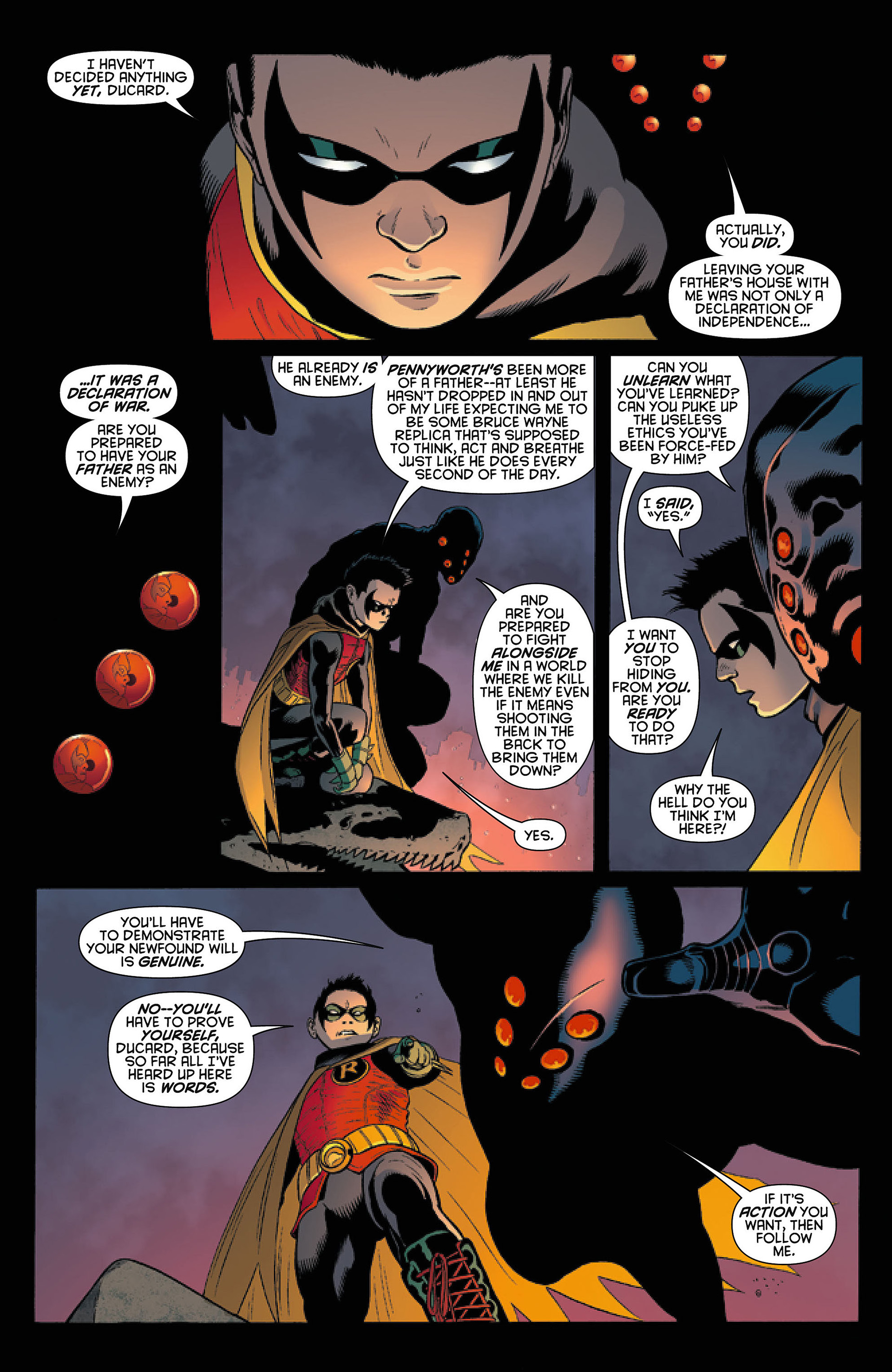 Read online Batman and Robin (2011) comic -  Issue #5 - 6