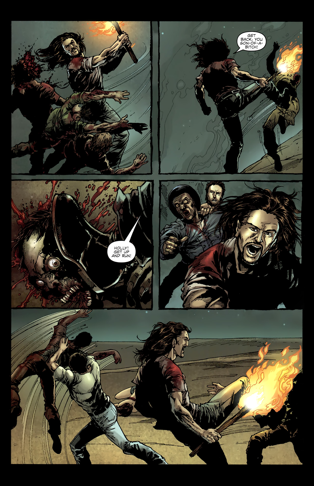 Read online Night of the Living Dead: Death Valley comic -  Issue #4 - 9