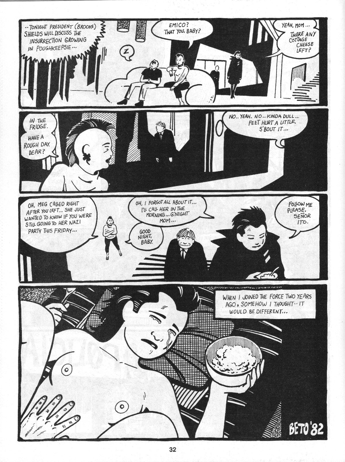 Read online Love and Rockets (1982) comic -  Issue #4 - 34