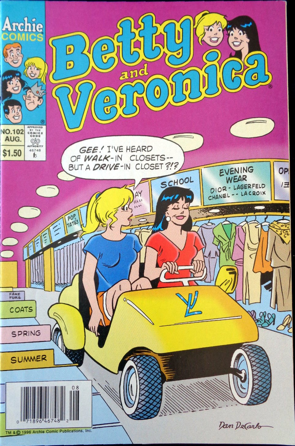 Read online Betty and Veronica (1987) comic -  Issue #102 - 1