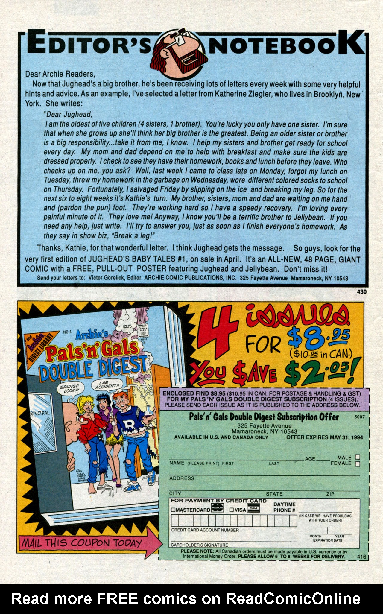Read online Reggie's Revenge comic -  Issue #1 - 45