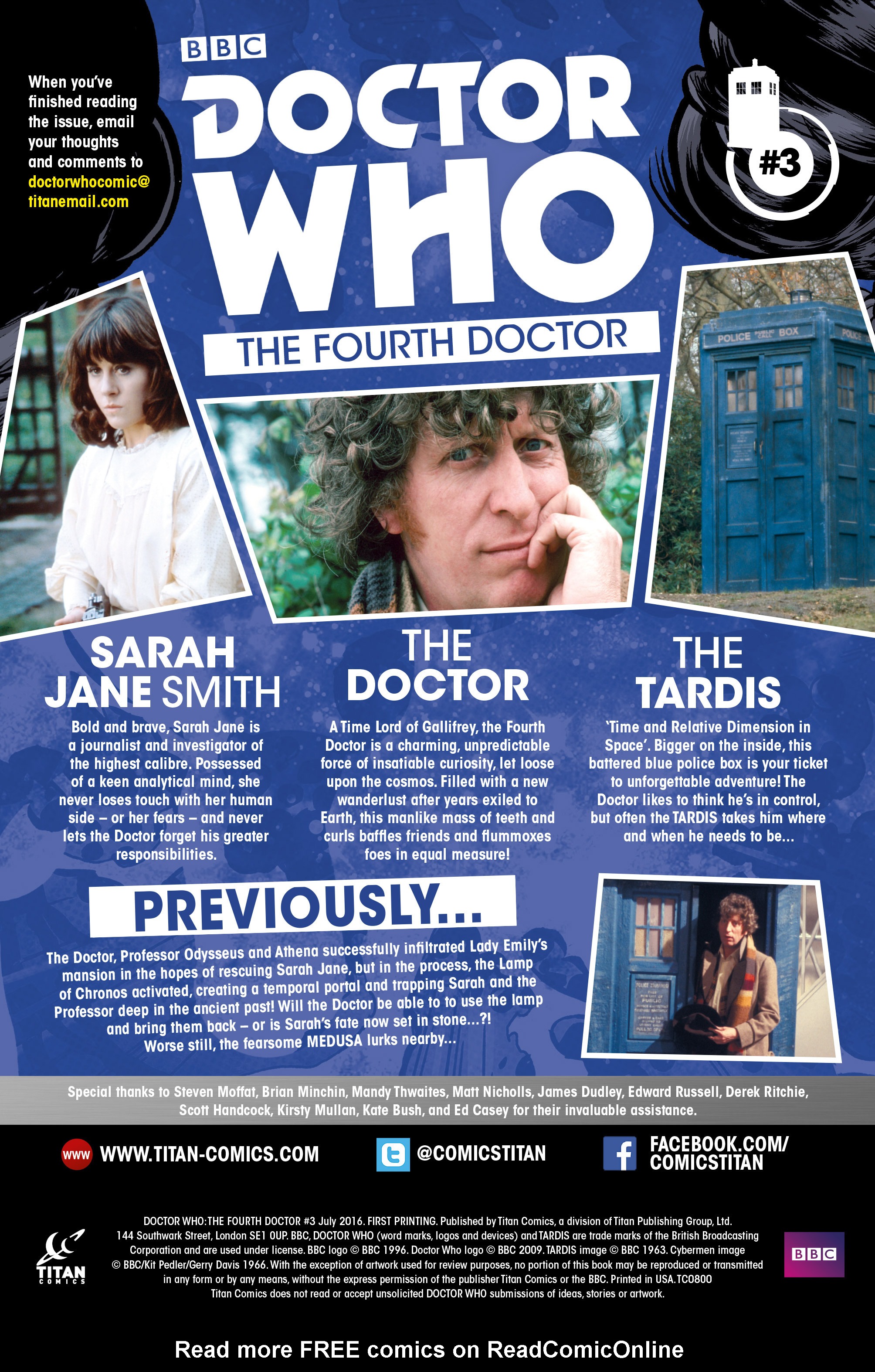 Read online Doctor Who: The Fourth Doctor comic -  Issue #3 - 5