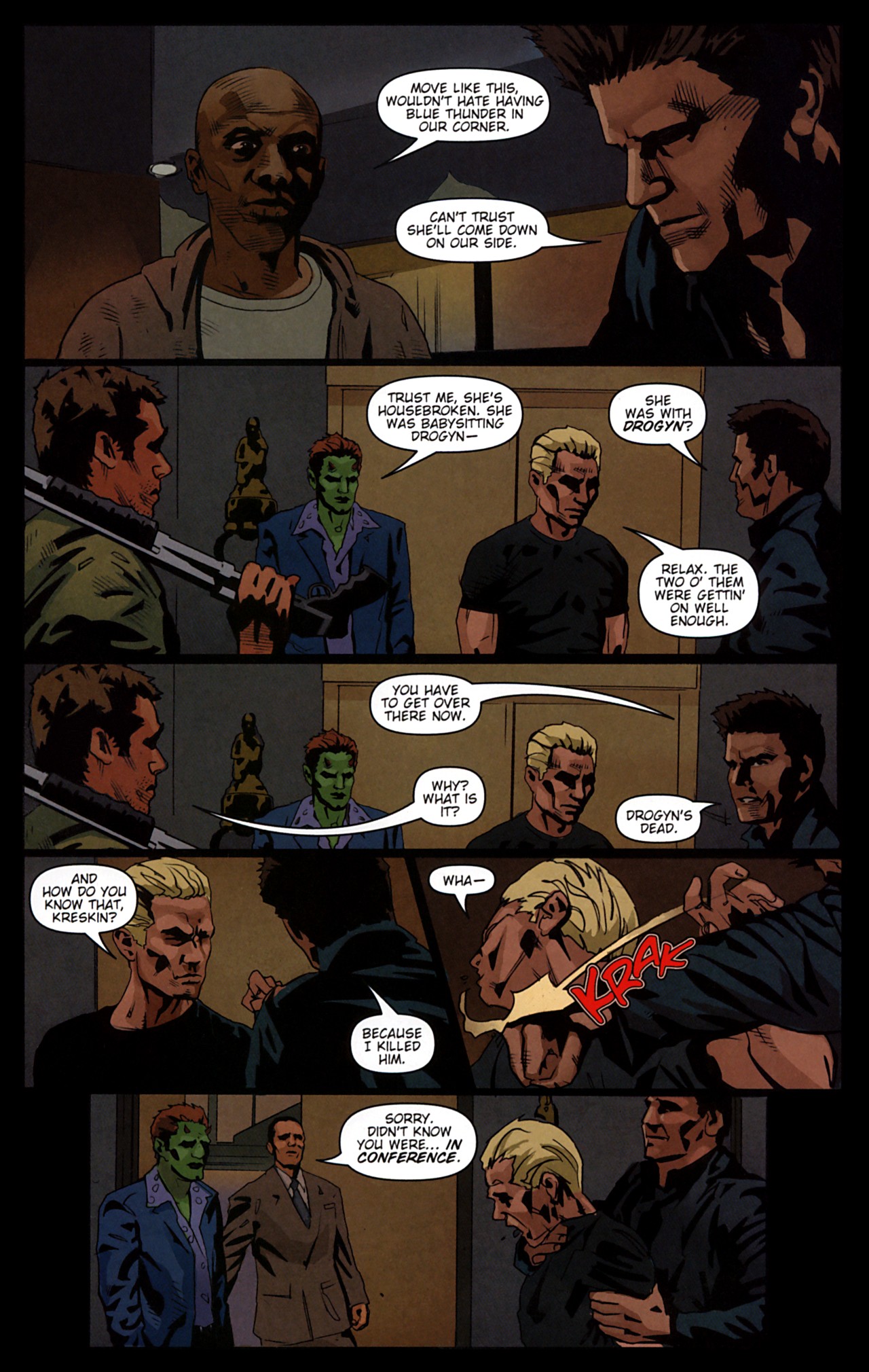 Read online Angel: Not Fade Away comic -  Issue #1 - 5