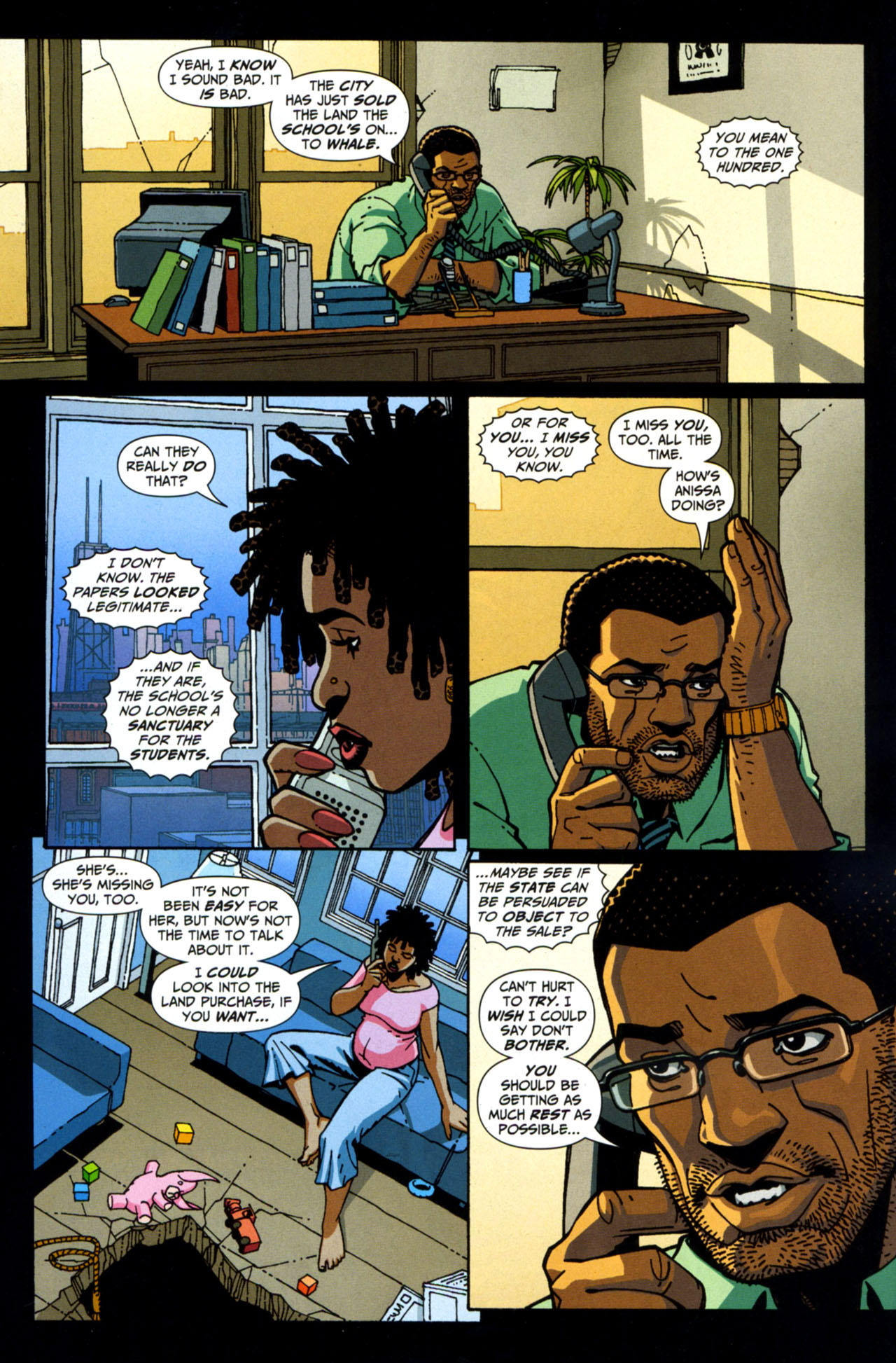 Read online Black Lightning: Year One comic -  Issue #5 - 9